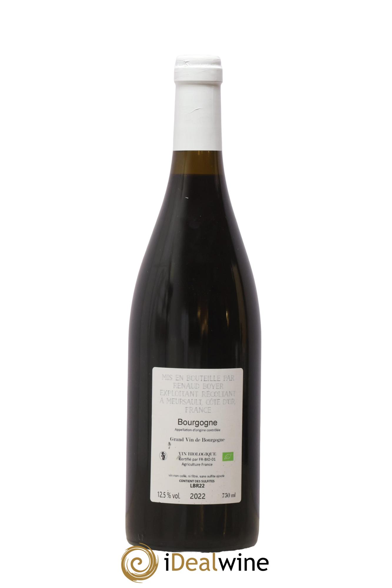 Bourgogne Les Riaux Renaud Boyer 2022 - Lotto di 1 bottiglia - 1