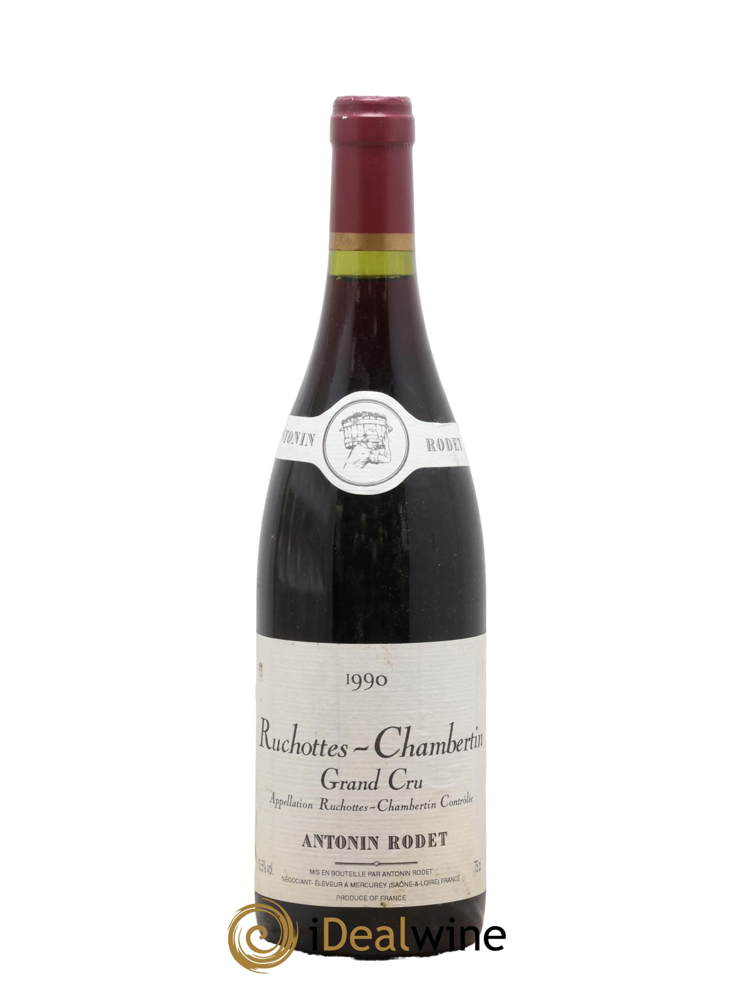 Ruchottes-Chambertin Grand Cru Antoine Rodet 1990 - Lot de 1 bouteille - 0