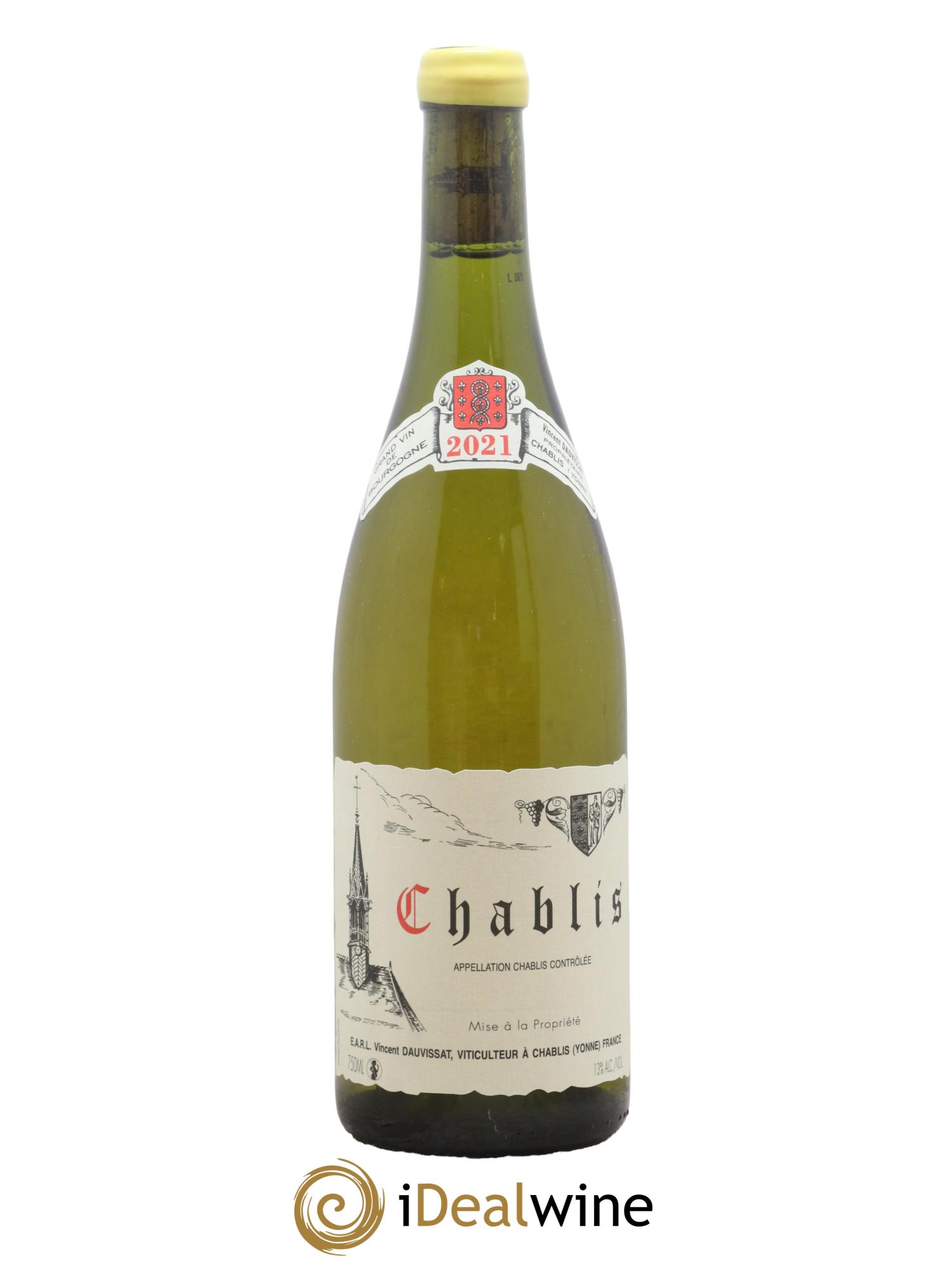 Chablis Vincent Dauvissat (Domaine) 2021 - Lot de 1 bouteille - 0