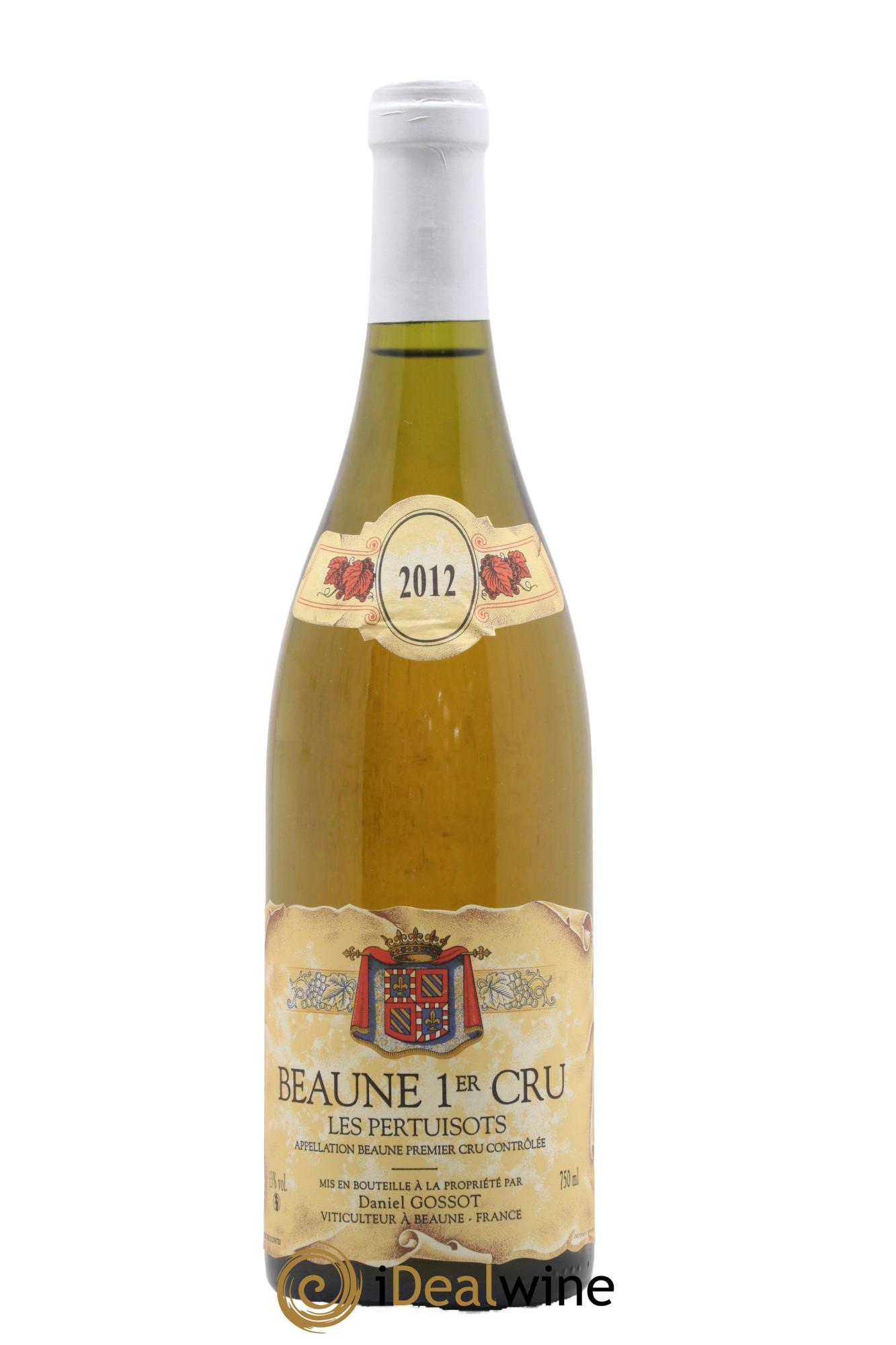 Beaune 1er Cru Les Pertuisots Domaine Daniel Gossot 2012 - Lot de 1 bouteille - 0