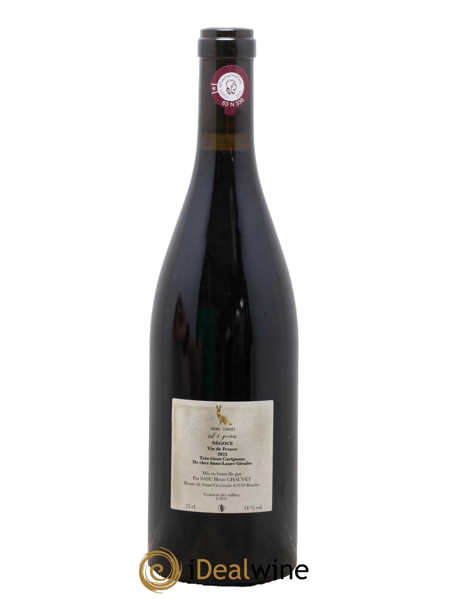 Vin de France Ciel à Perdre Henri Chauvet Ciel à Perdre Henri Chauvet 2023 - Lotto di 1 bottiglia - 1