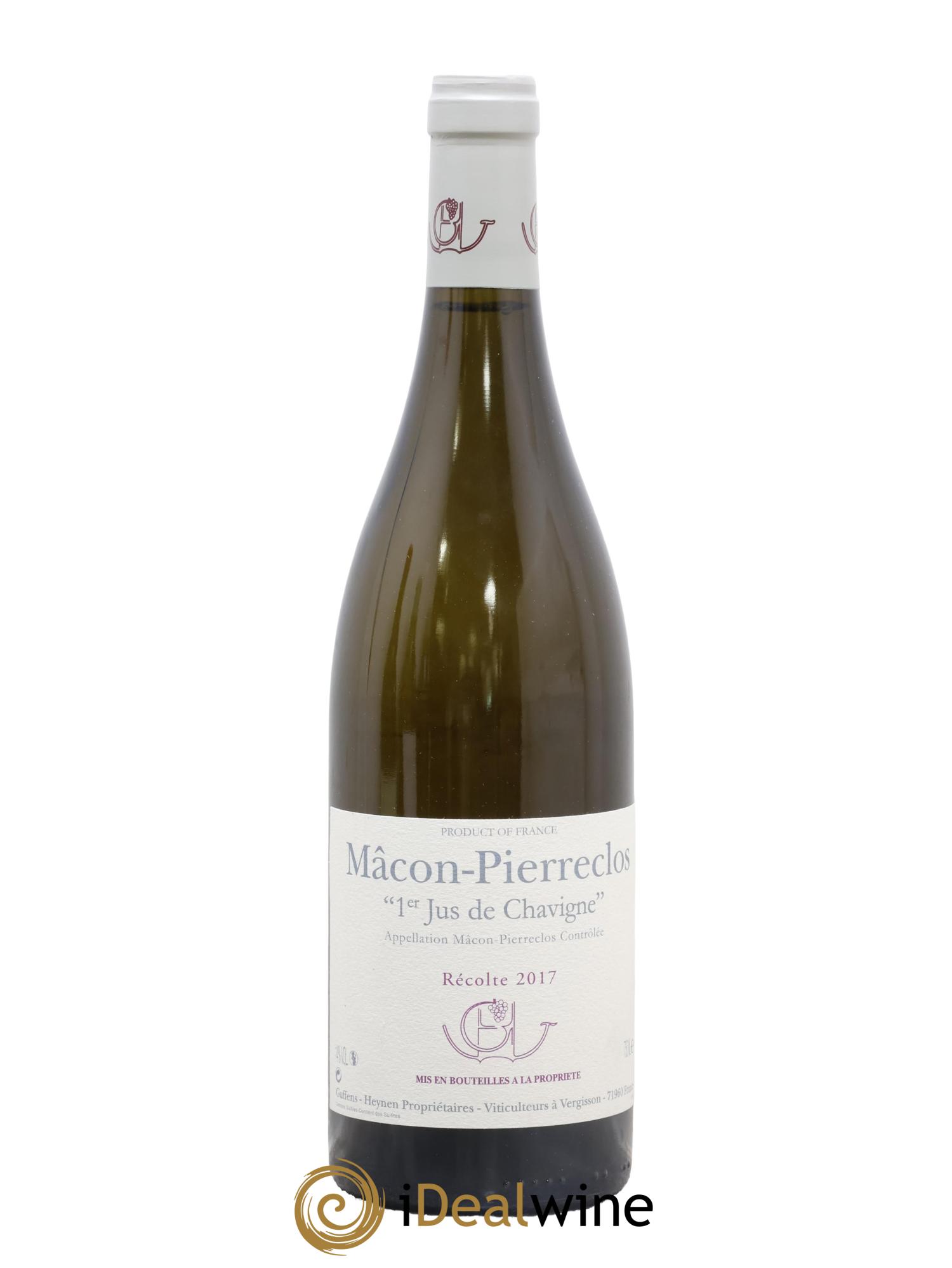 Mâcon Pierreclos 1er Jus de Chavigne Guffens-Heynen 2017 - Lotto di 1 bottiglia - 0