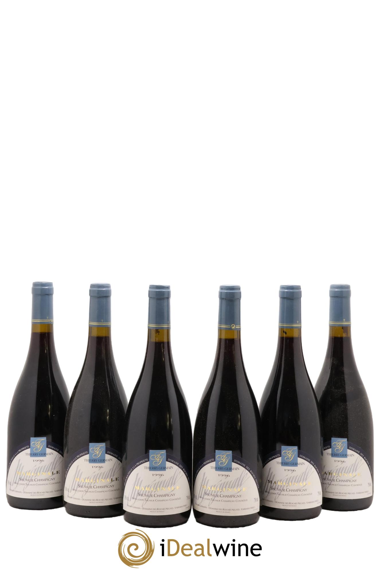 Saumur-Champigny La Marginale Domaine des Roches Neuves - Thierry Germain 1996 - Lotto di 6 bottiglie - 0