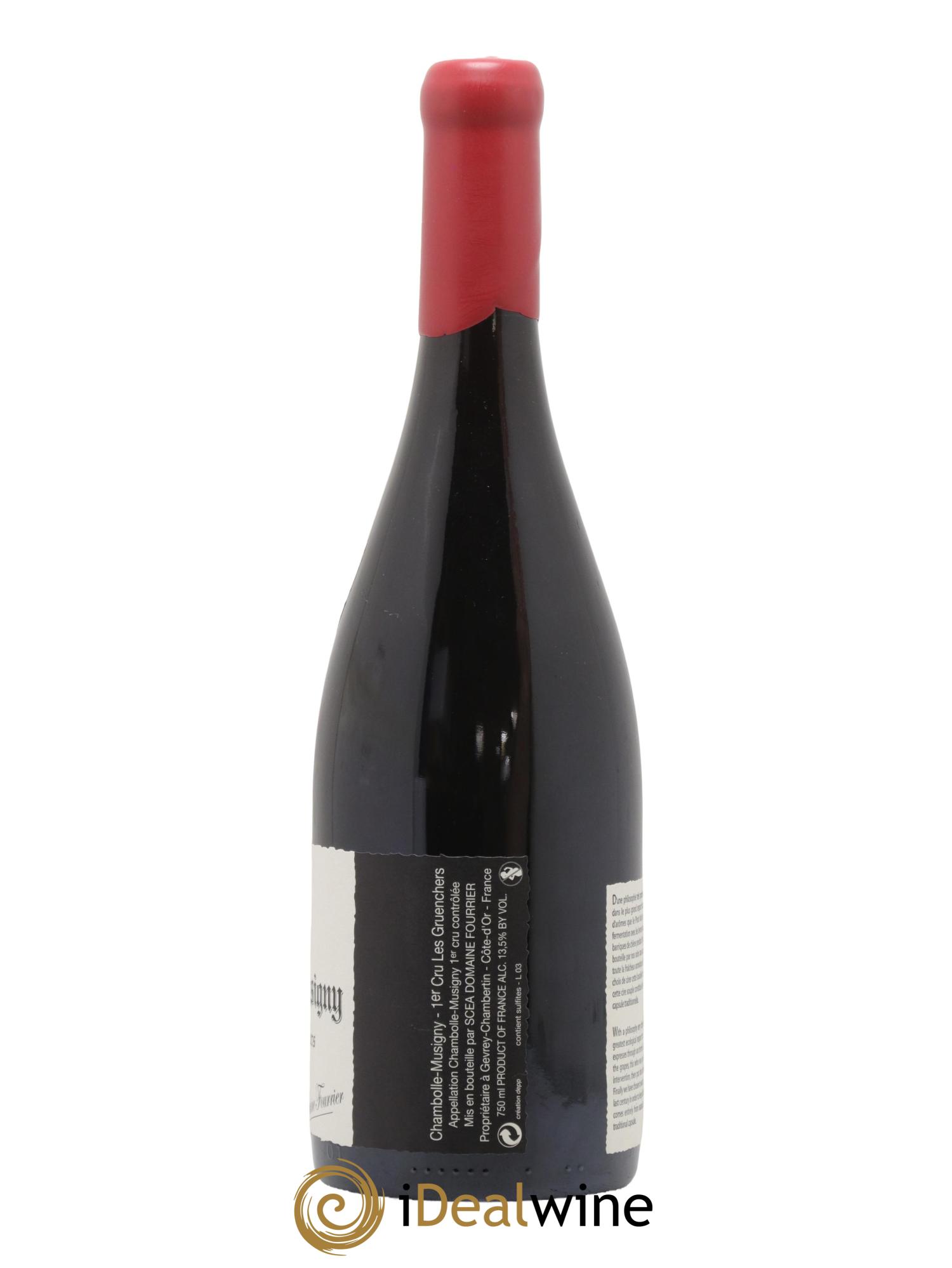 Chambolle-Musigny 1er Cru Les Gruenchers Vieille Vigne Fourrier (Domaine)  2011 - Lot de 1 bouteille - 1