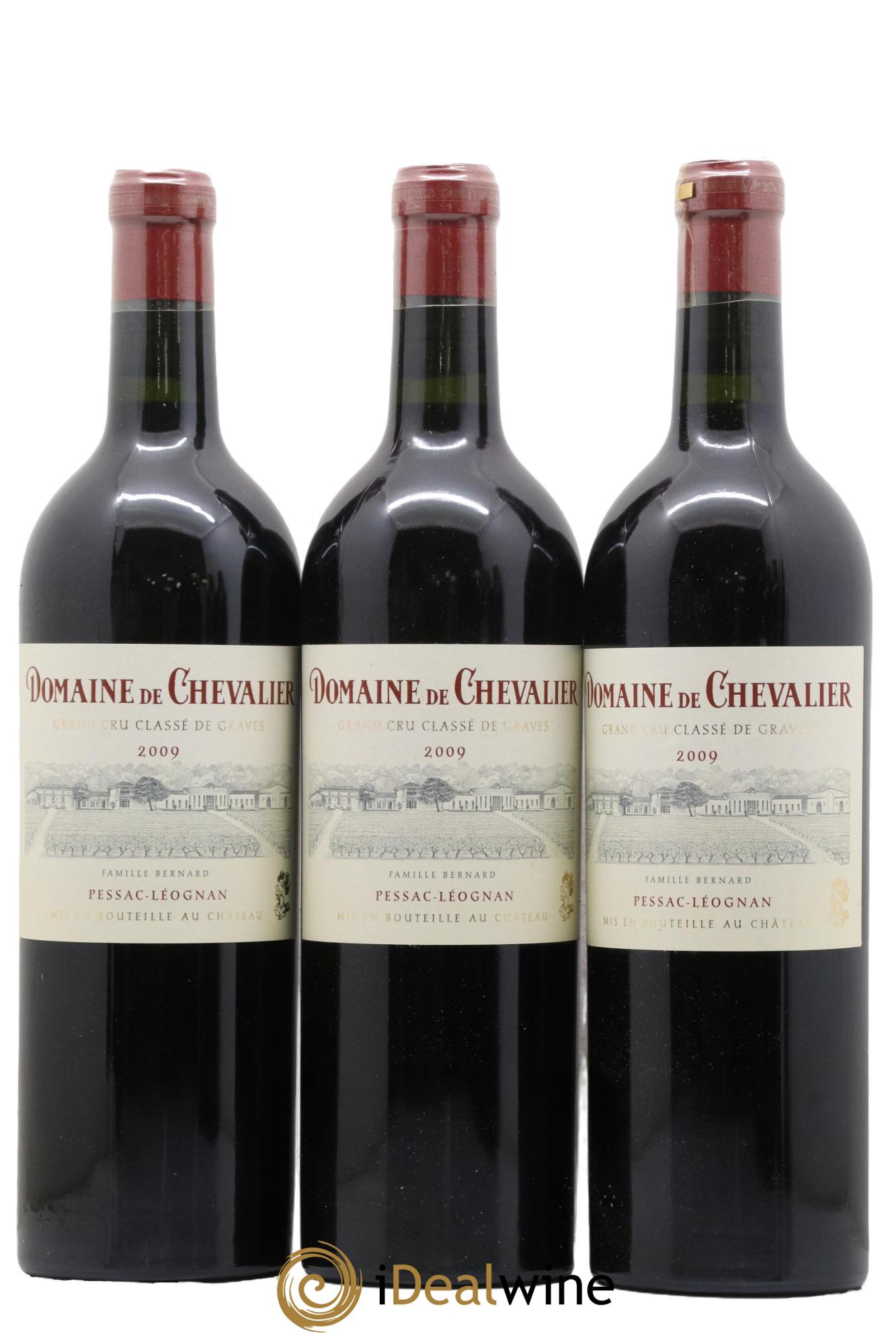 Domaine de Chevalier Cru Classé de Graves 2009 - Lot de 3 bouteilles - 0