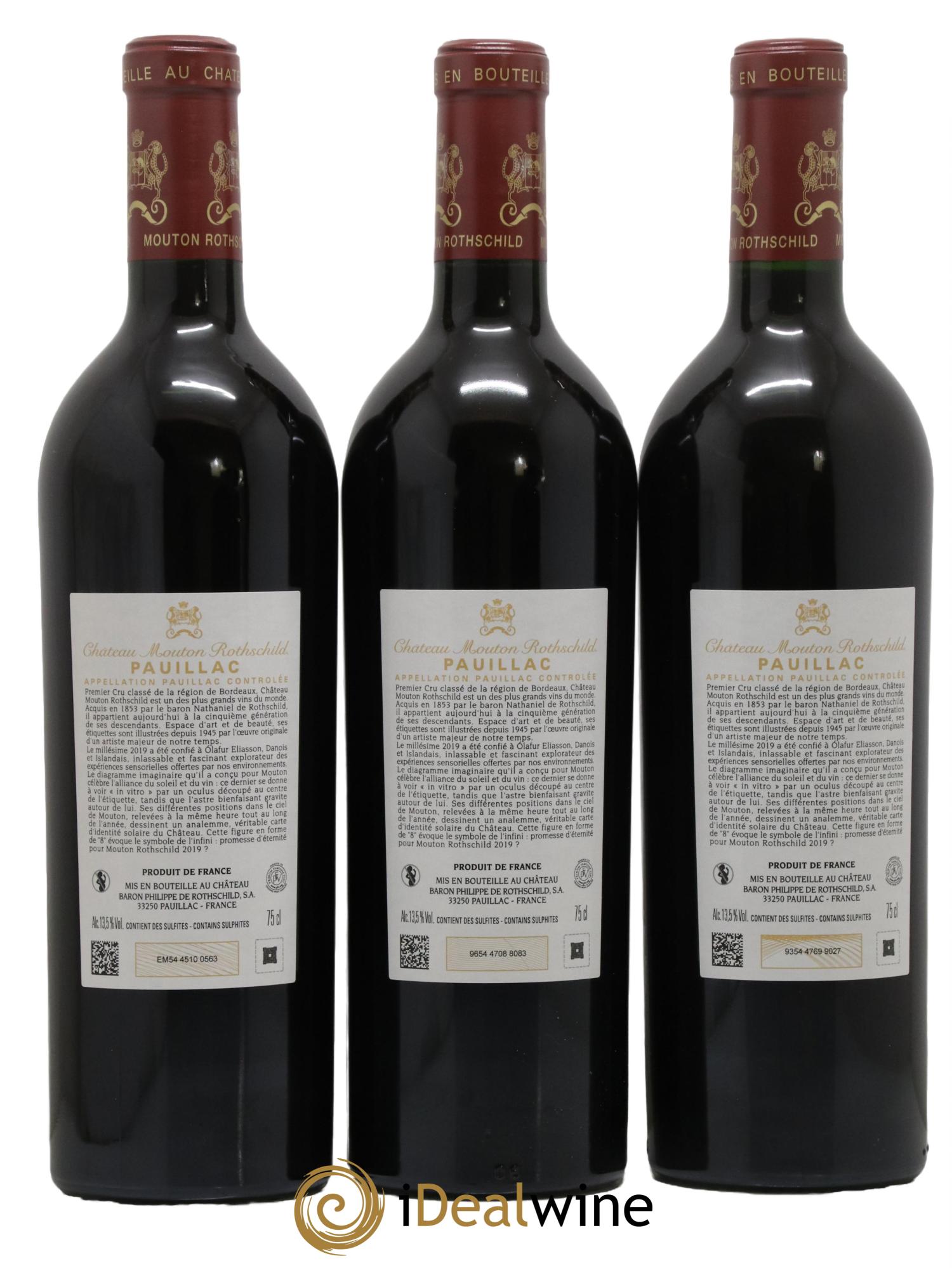 Château Mouton Rothschild 1er Grand Cru Classé 2019 - Lot de 6 bouteilles - 4