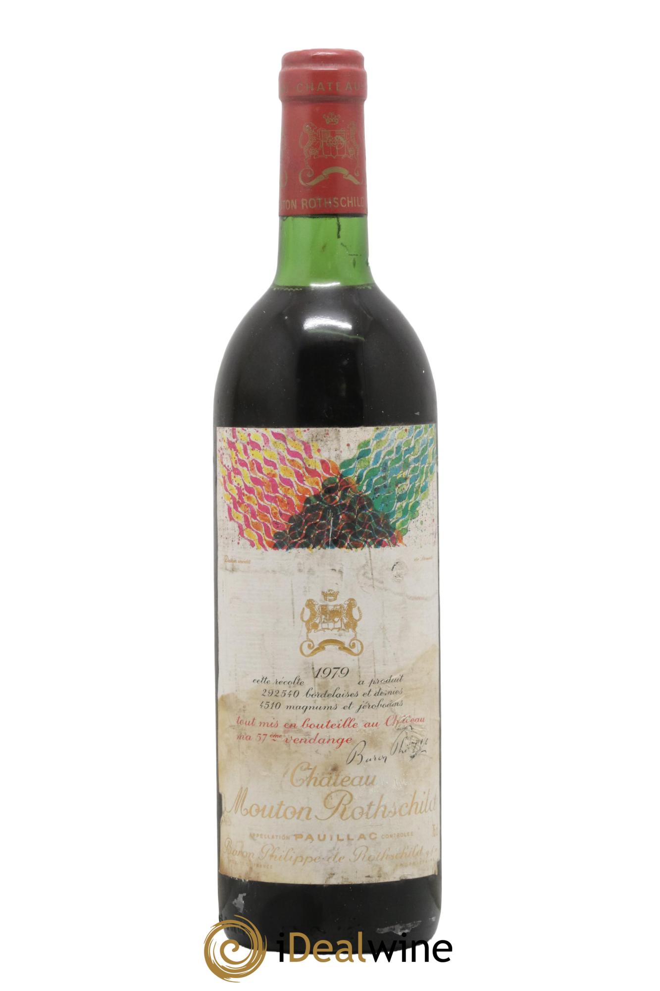 Château Mouton Rothschild 1er Grand Cru Classé 1979 - Lot of 1 bottle - 0