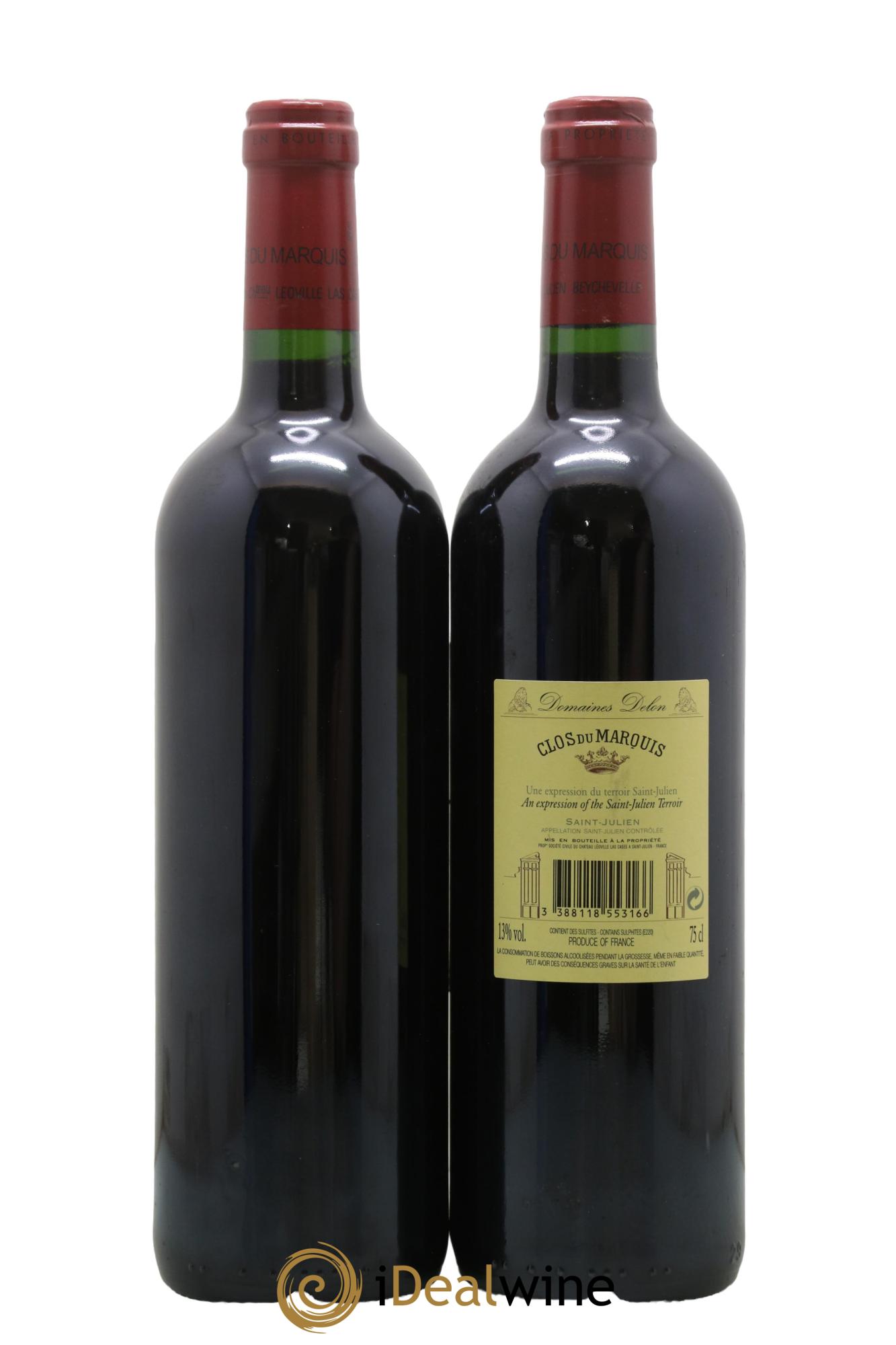 Clos du Marquis 2006 - Lot de 2 bouteilles - 1