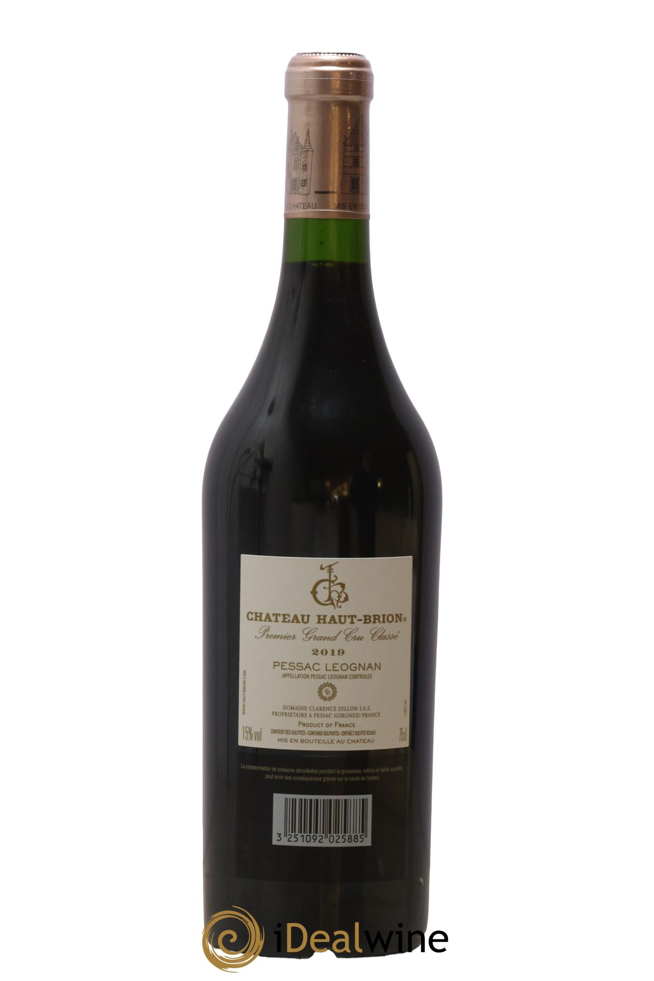 Château Haut Brion 1er Grand Cru Classé 2019 - Lotto di 1 bottiglia - 2