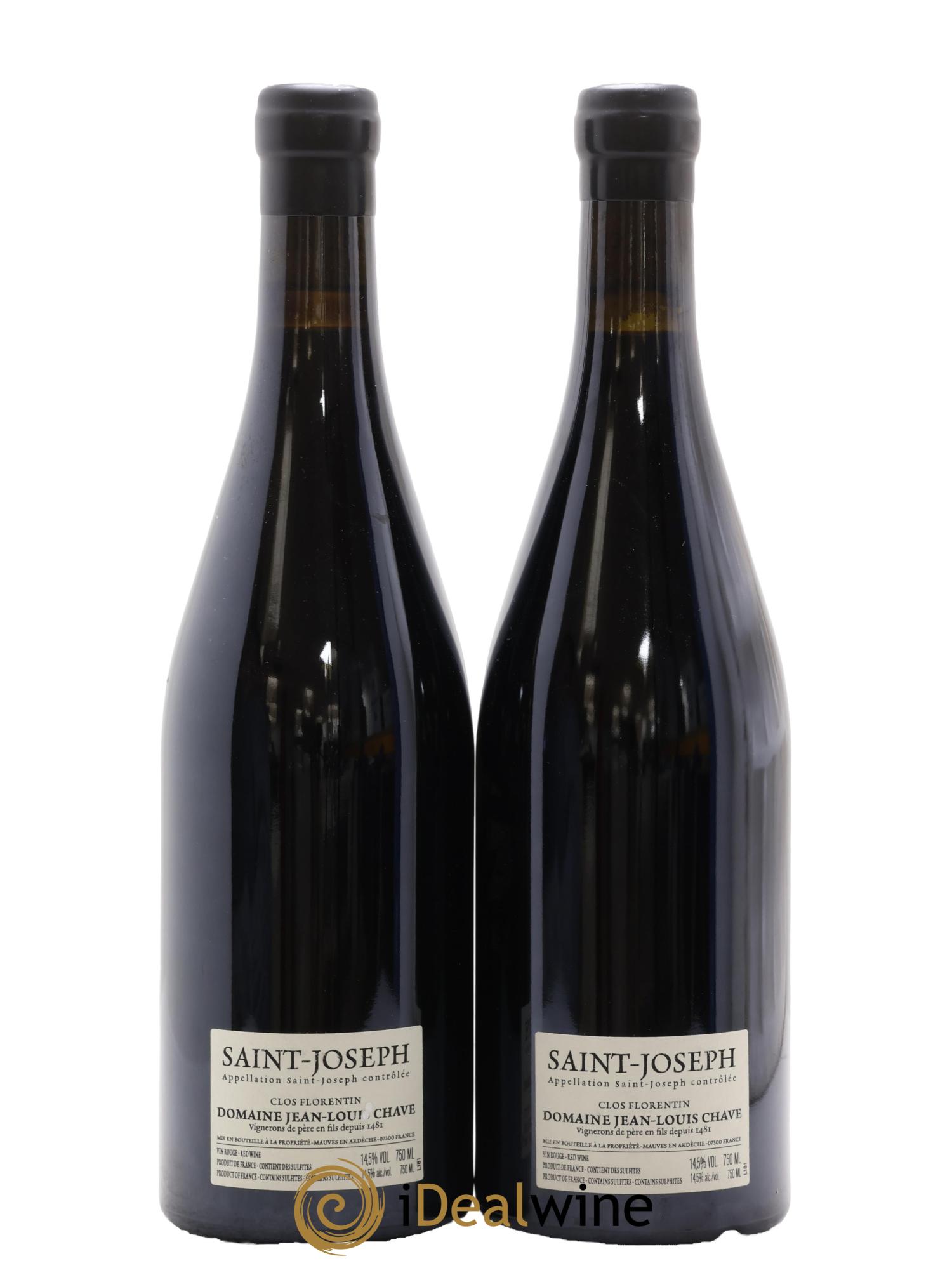 Saint-Joseph Clos Florentin Jean-Louis Chave 2018 - Lot de 2 bouteilles - 1