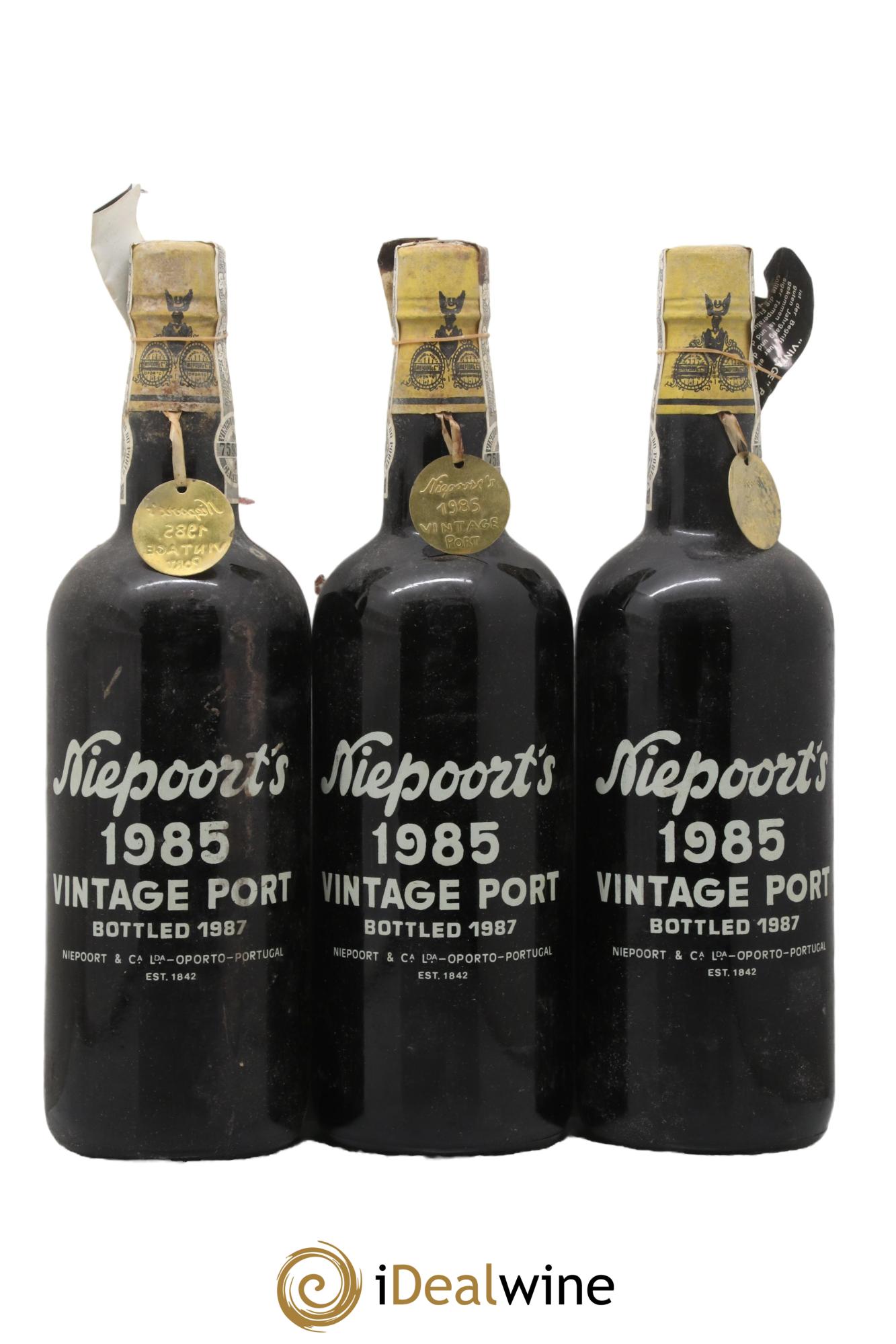 Porto Vintage Niepoort 1985 - Lotto di 3 bottiglie - 0