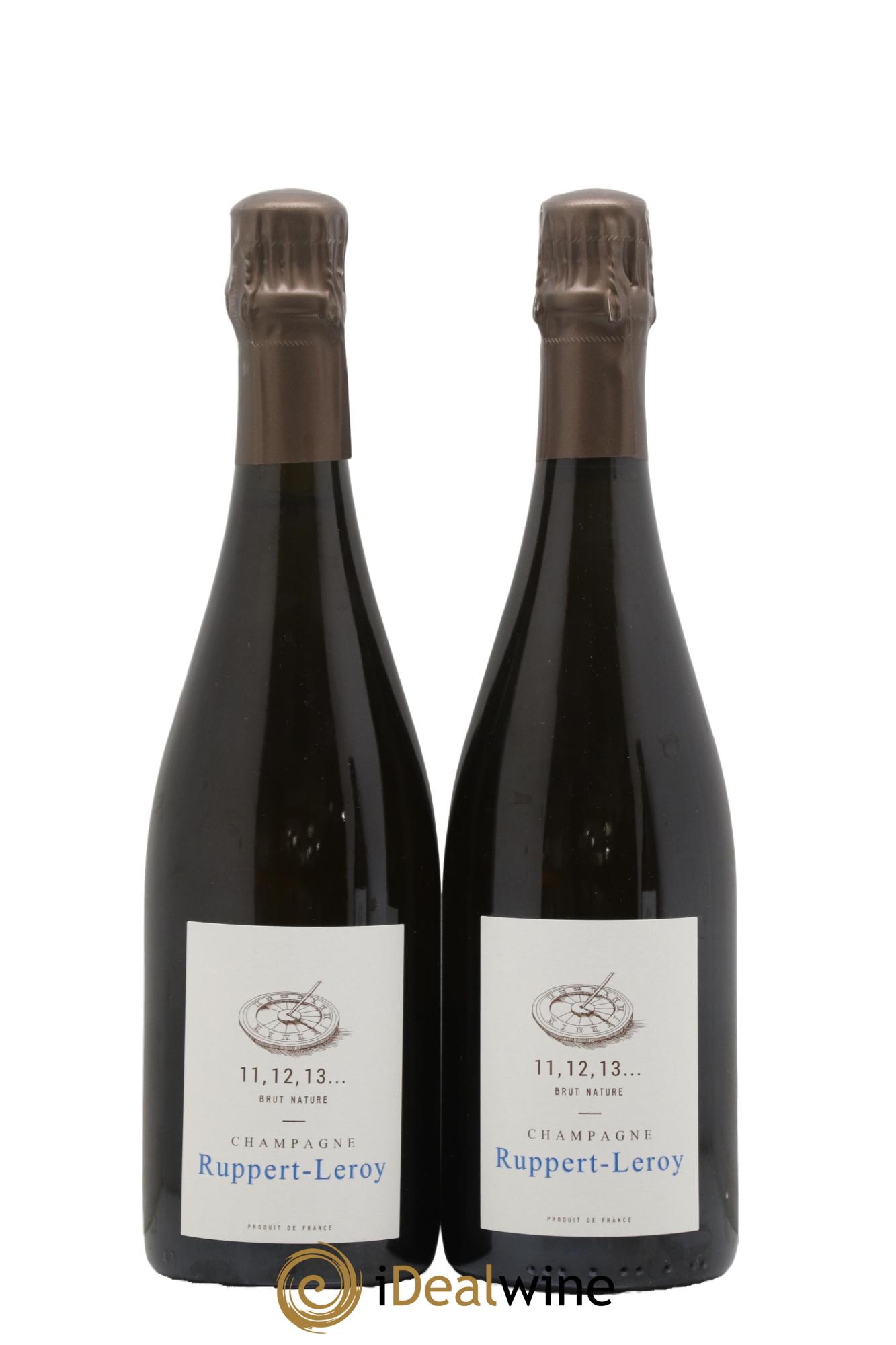11,12,13... Brut Nature Ruppert-Leroy - Posten von 2 Flaschen - 0