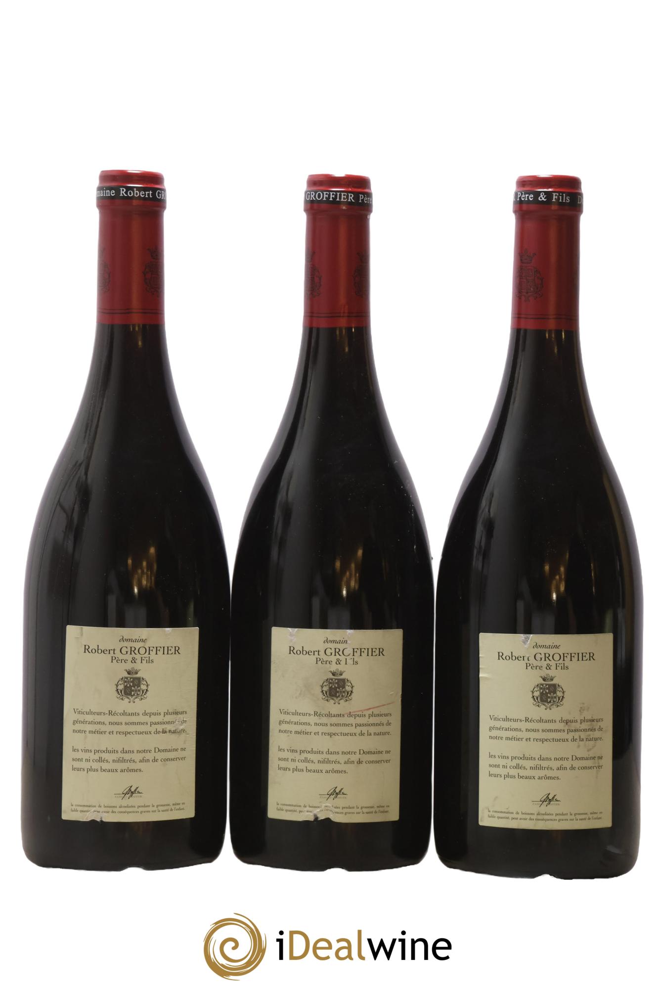 Chambolle-Musigny 1er Cru Les Amoureuses Robert Groffier Père & Fils (Domaine) 2013 - Lot de 3 bouteilles - 1