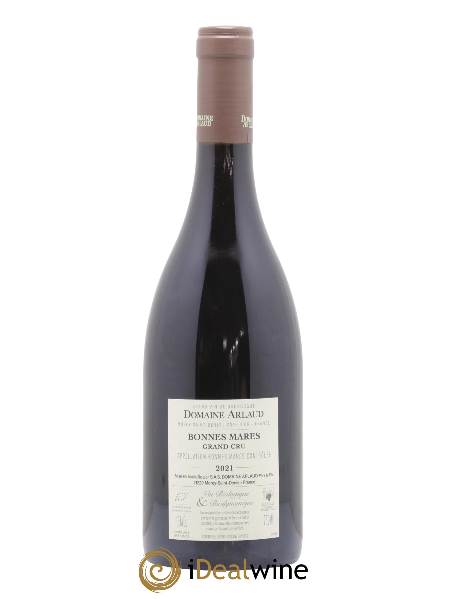 Bonnes-Mares Grand Cru Arlaud 2021 - Lot de 1 bouteille - 1