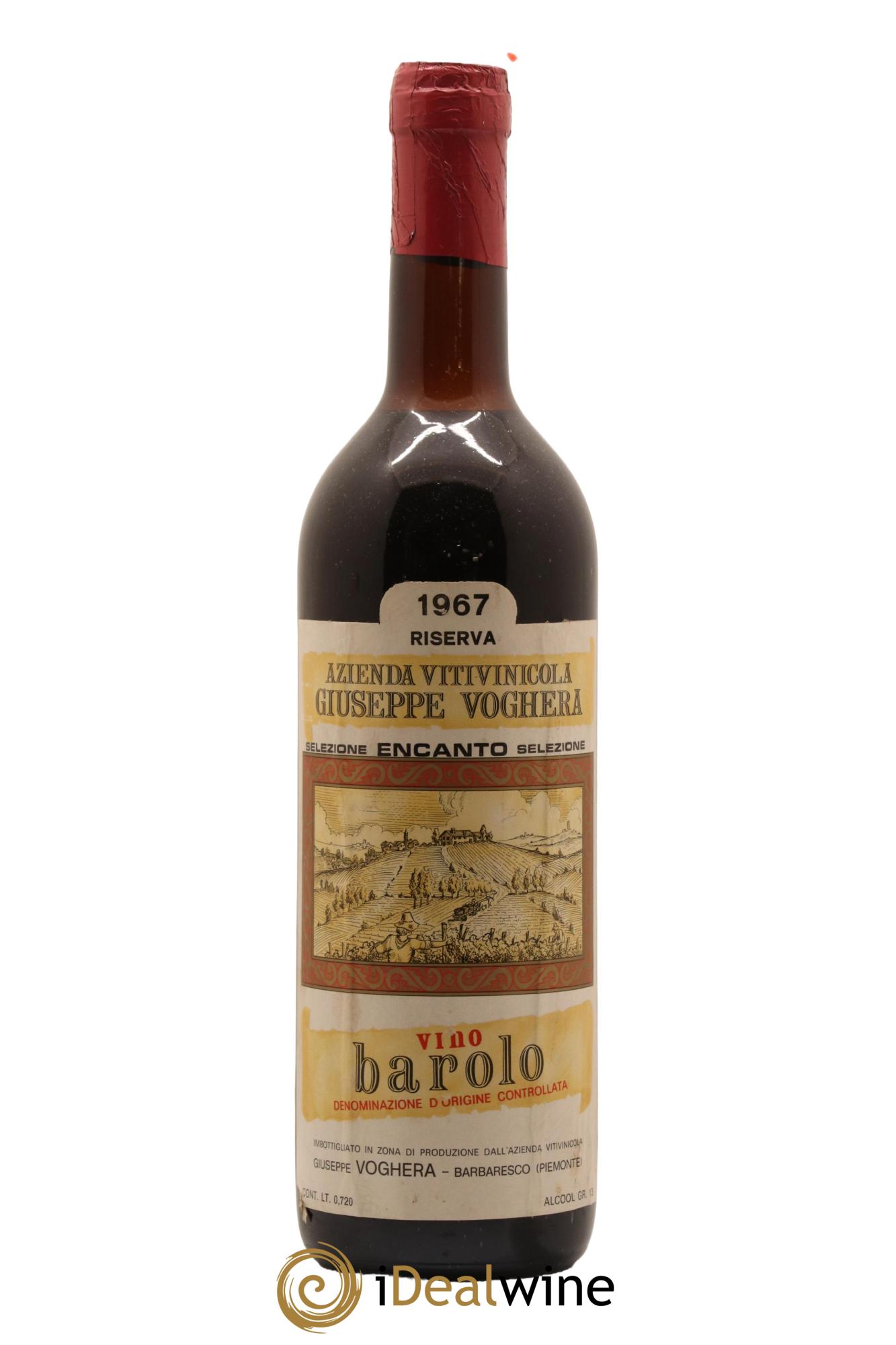 Barolo Riserva Giuseppe Voghera 1967 - Posten von 1 Flasche - 0