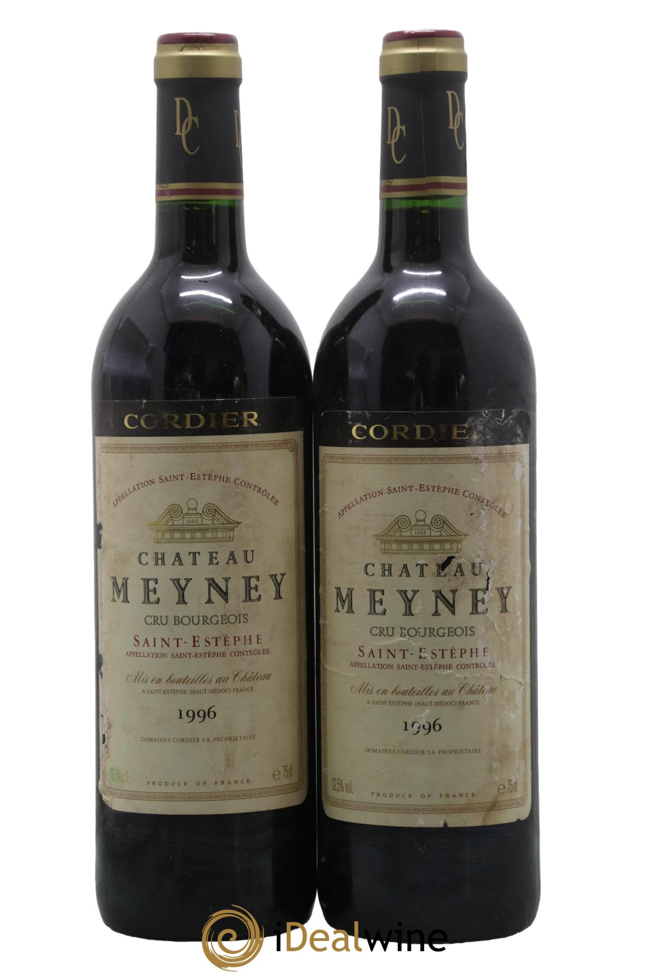 Château Meyney 1996 - Lot of 2 bottles - 0