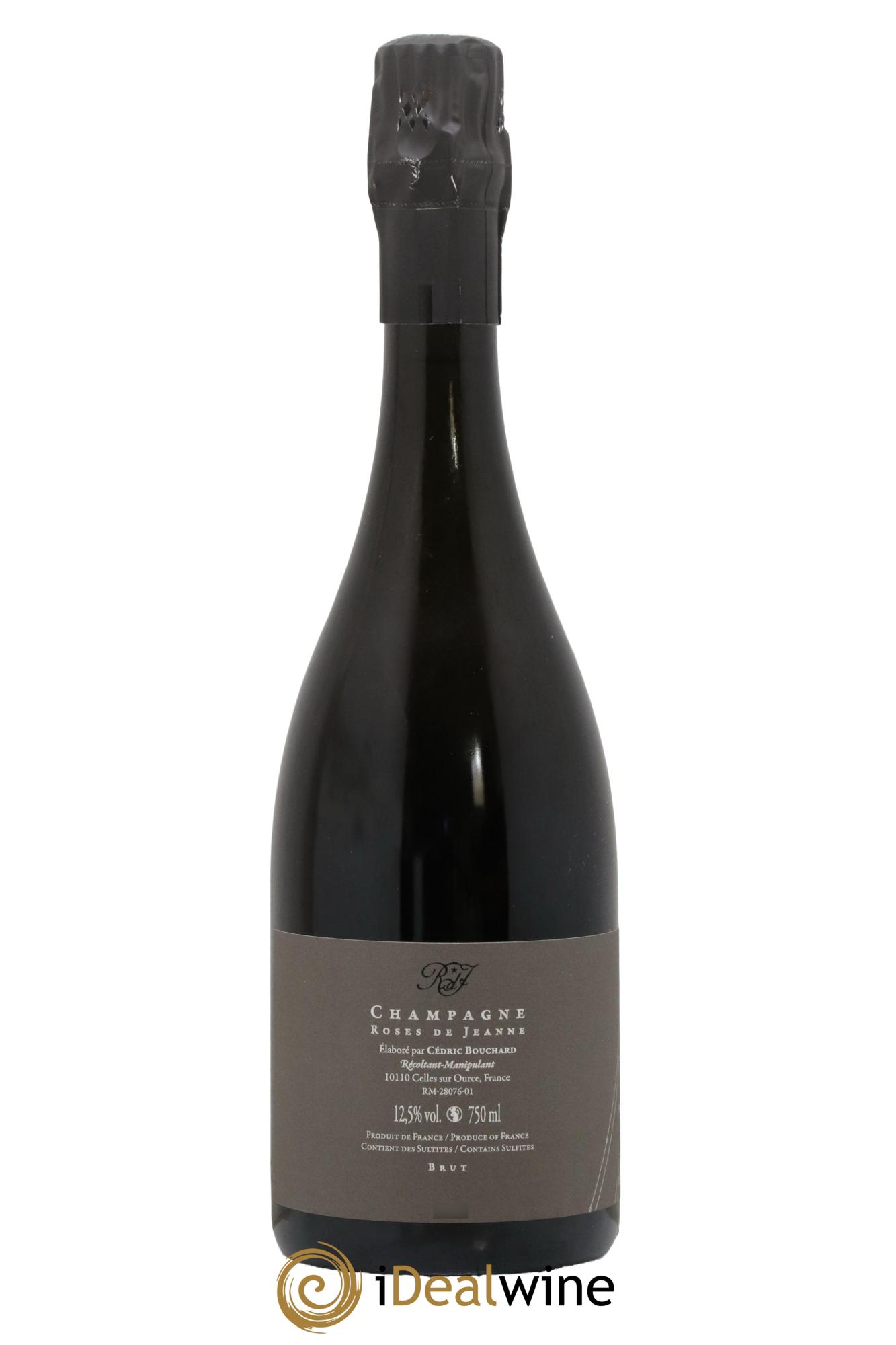 Roses de Jeanne Presle Blanc de Noirs Cédric Bouchard 2019 - Lotto di 1 bottiglia - 1