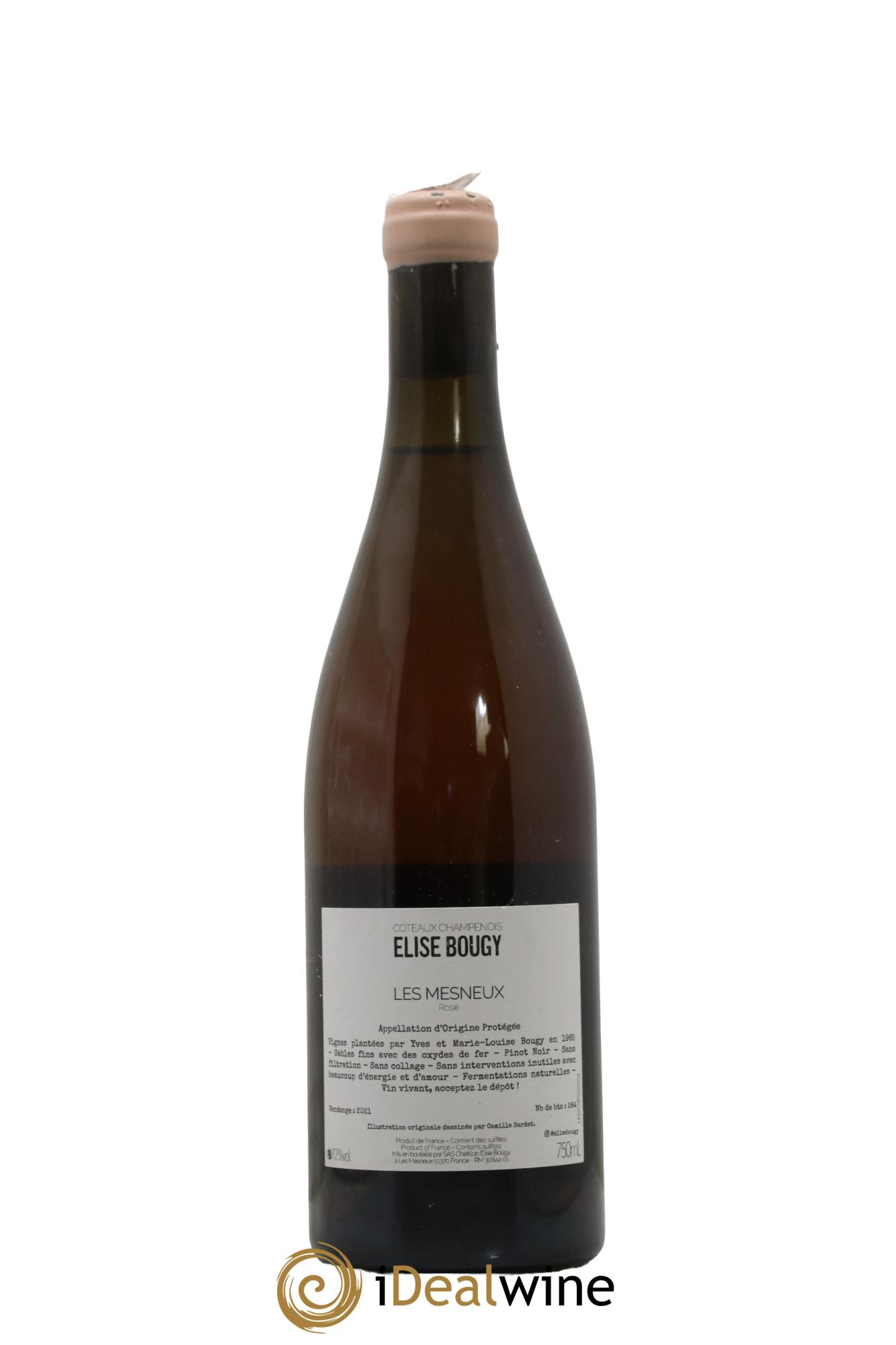 Coteaux Champenois Les Mesneux Elise Bougy 2021 - Lot of 1 bottle - 1
