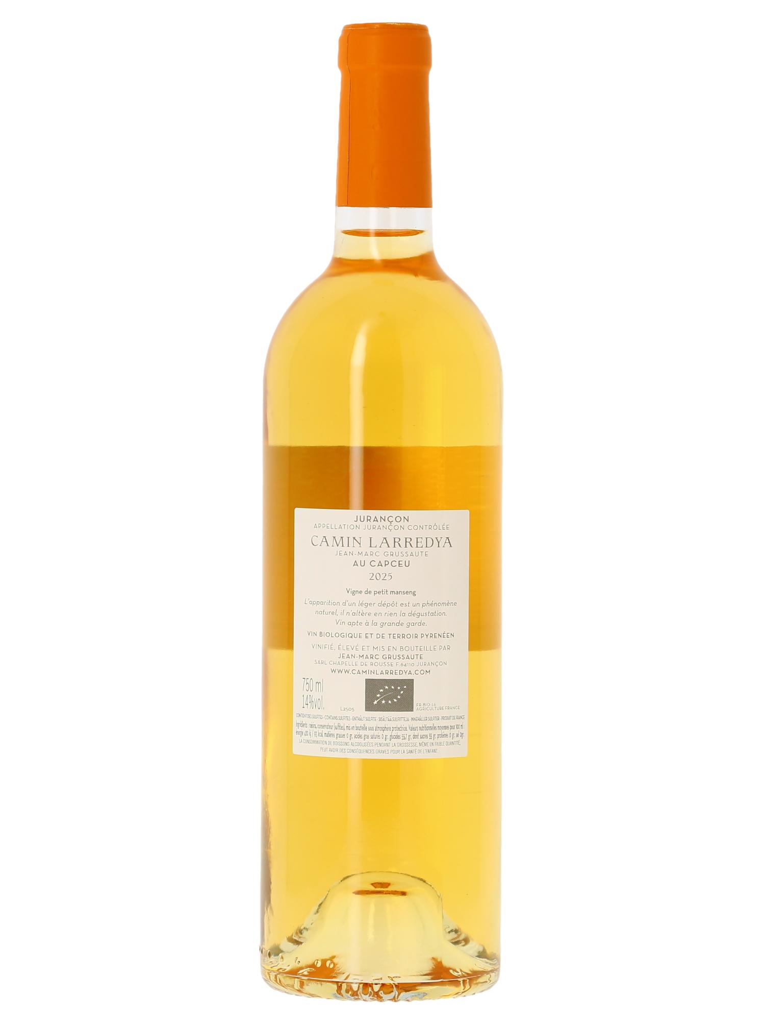 Jurançon Au Capcéu Camin Larredya 2025 - Lot de 1 bouteille - 1