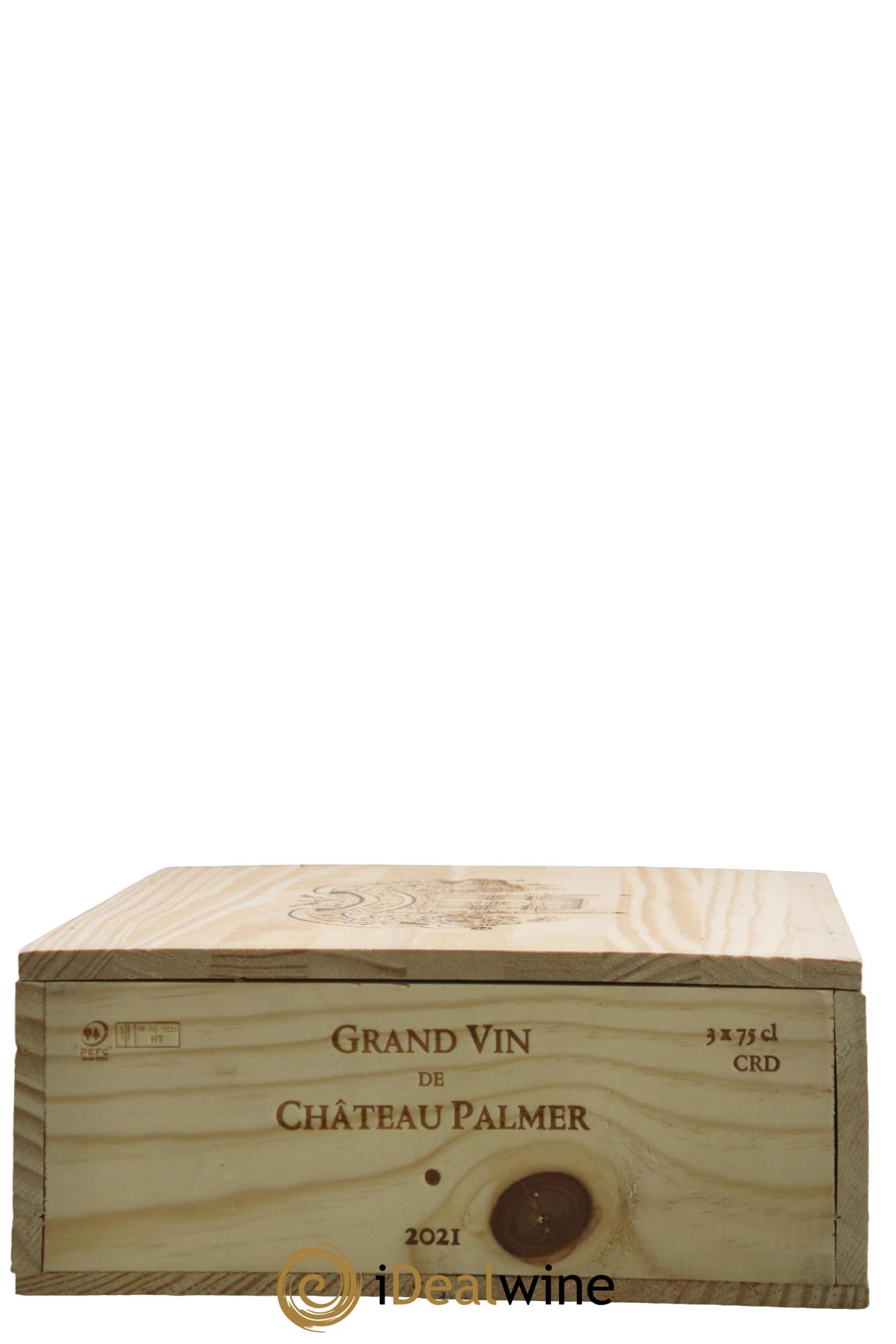 Château Palmer 3ème Grand Cru Classé 2021 - Lot of 3 bottles - 2