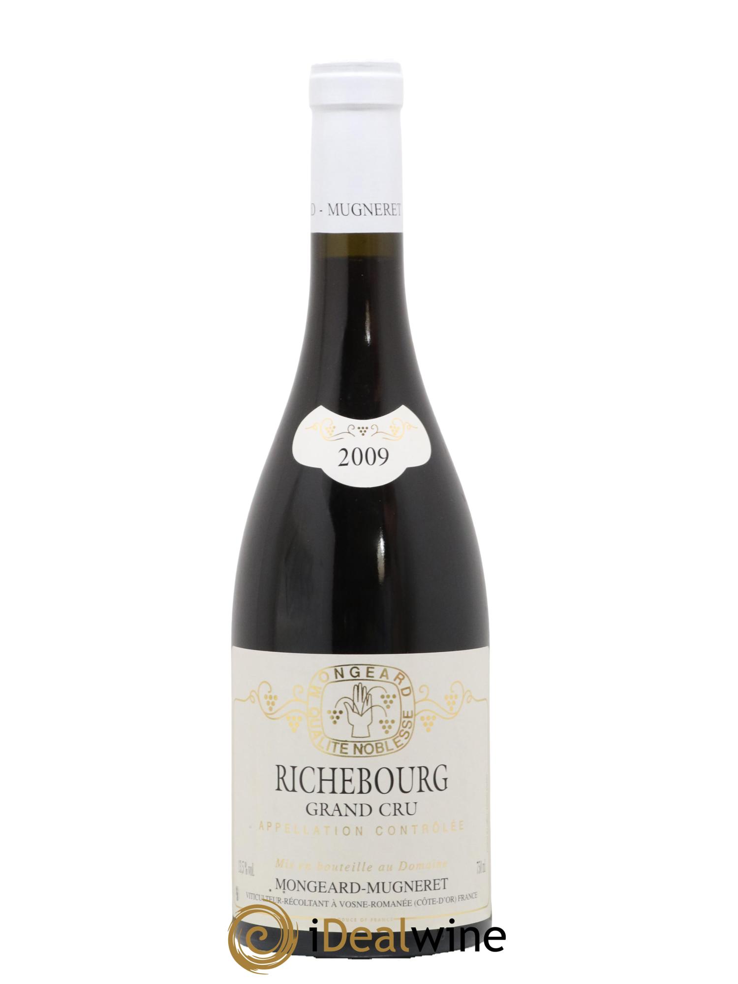 Richebourg Grand Cru Mongeard-Mugneret (Domaine) 2009 - Lot de 1 bouteille - 0