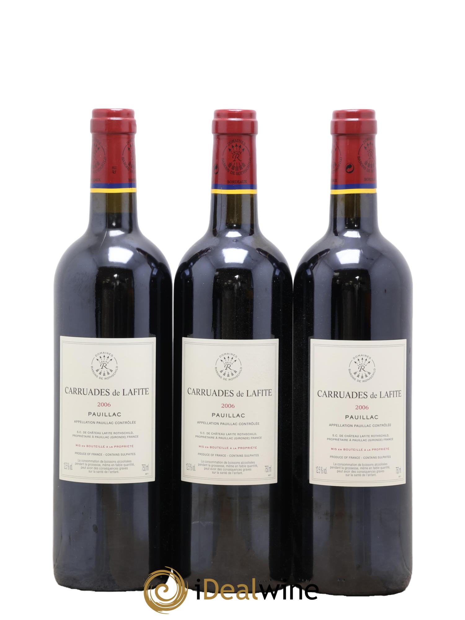 Carruades de Lafite Rothschild Second Vin 2006 - Lot de 12 bouteilles - 4