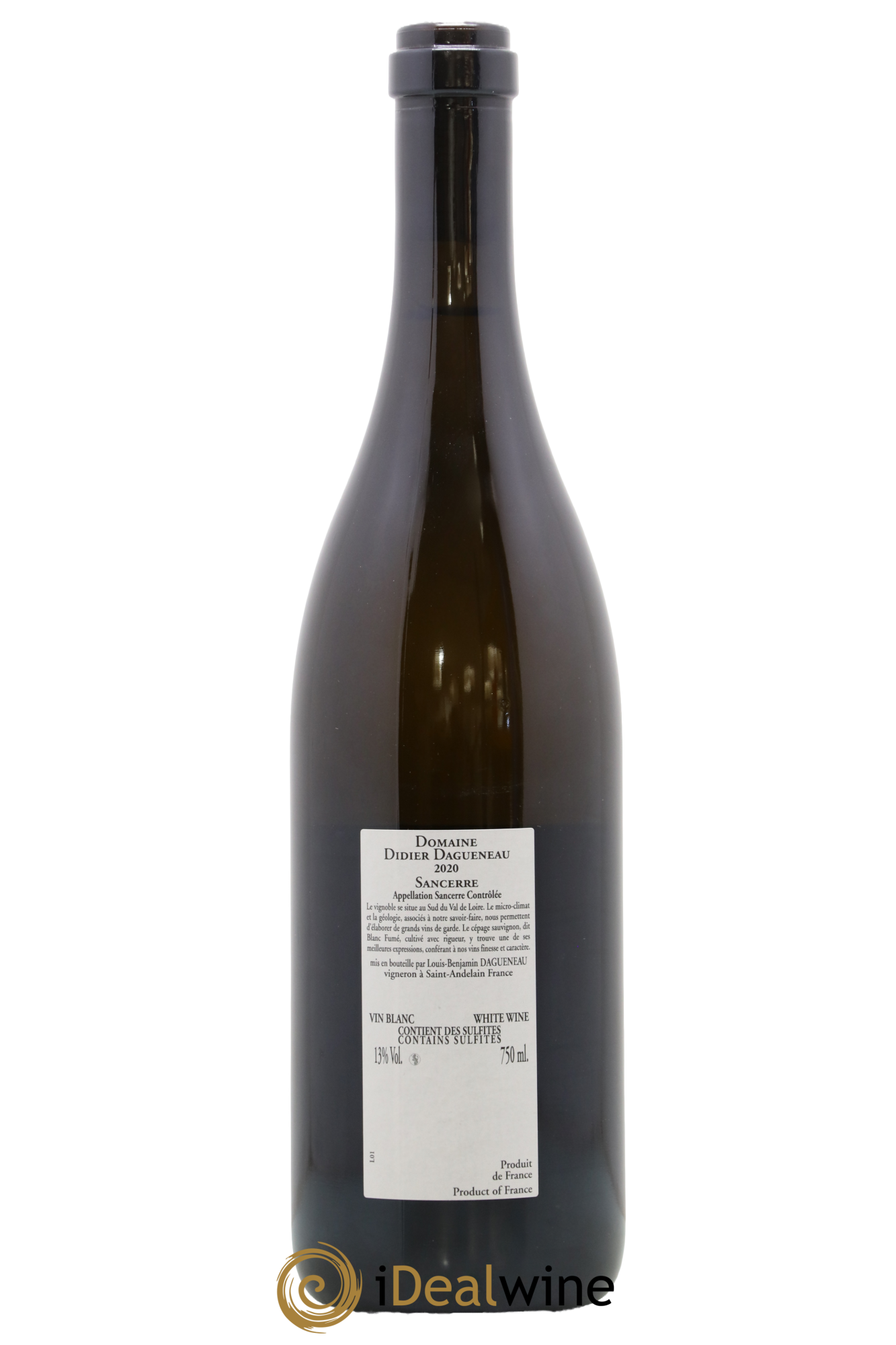 Sancerre En Chailloux Dagueneau 2020 - Lot of 1 bottle - 1