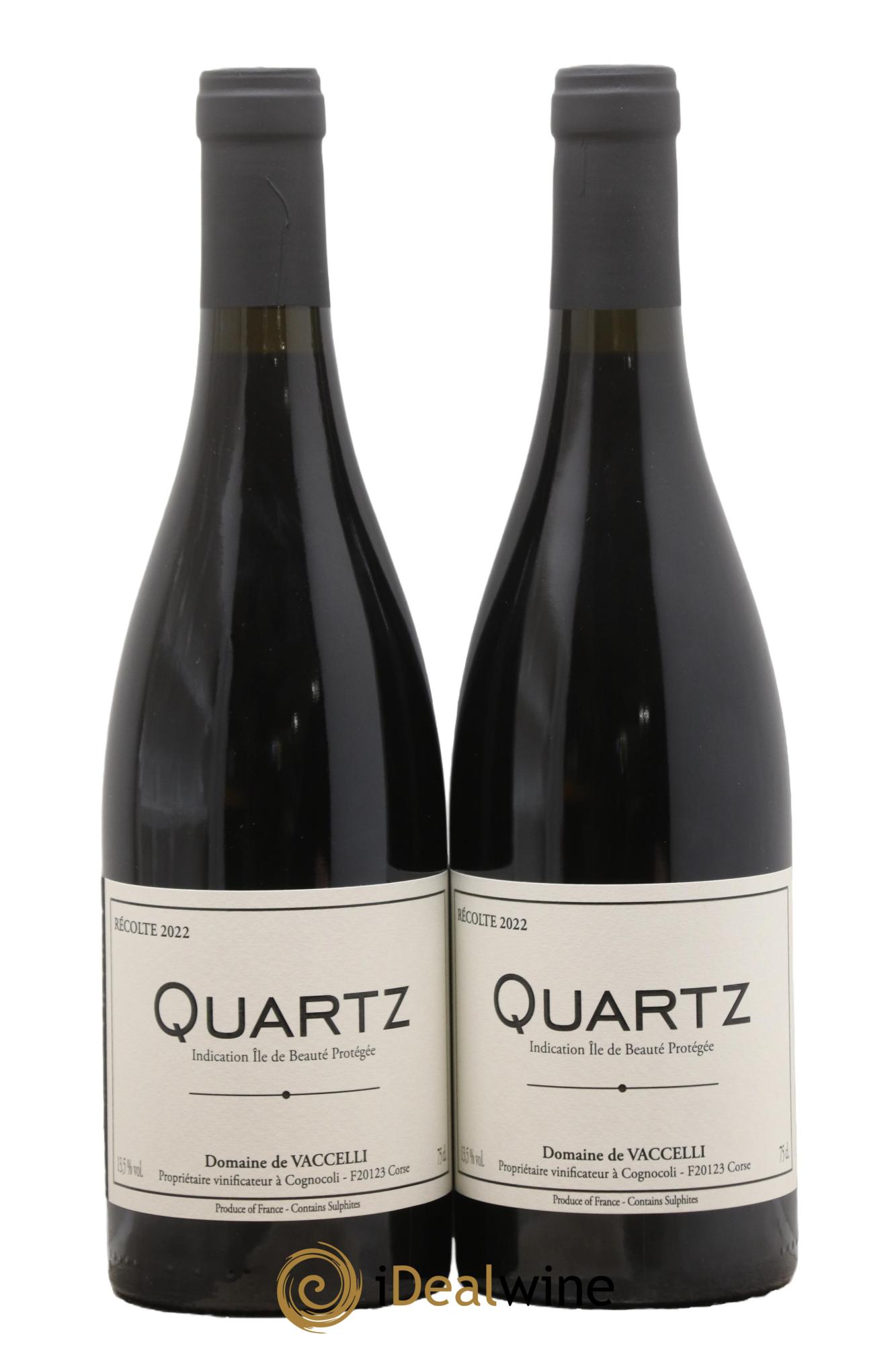IGP Ile de Beauté Quartz Vaccelli Quartz Vaccelli 2022 - Posten von 2 Flaschen - 0