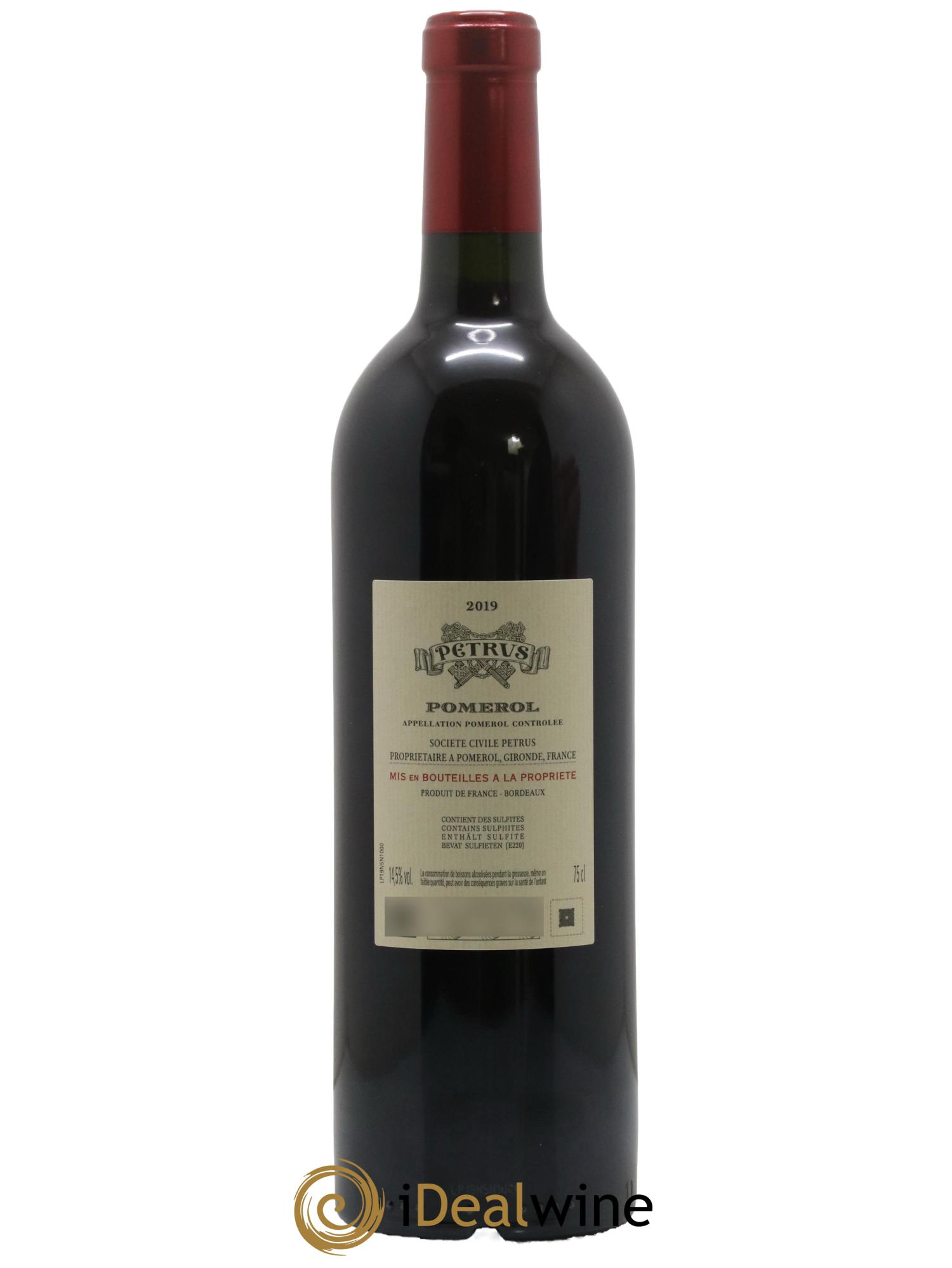 Petrus 2019 - Lot de 1 bouteille - 1