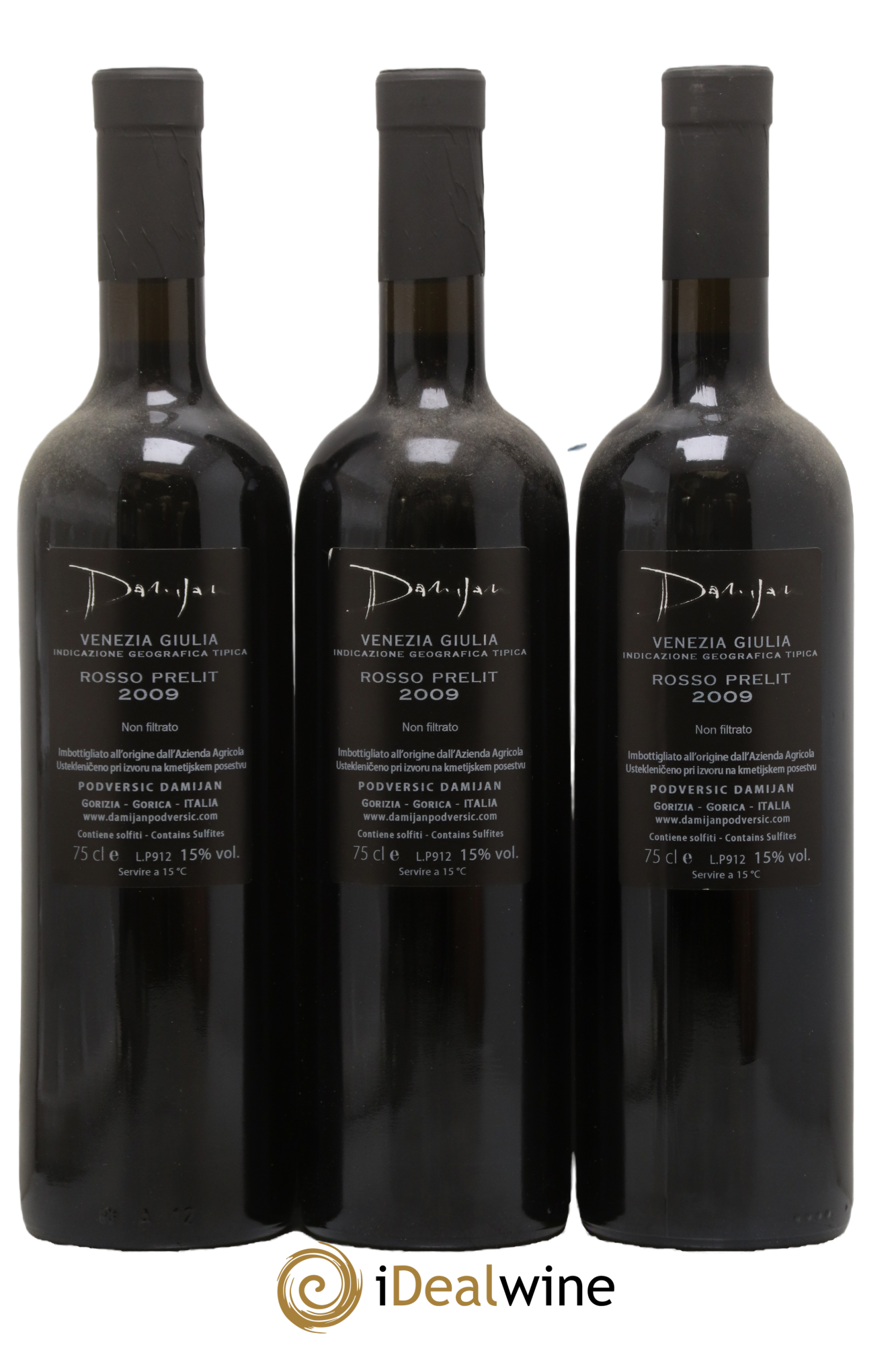 Vénétie Prelit Damijan Podversic 2009 - Lot of 3 bottles - 1