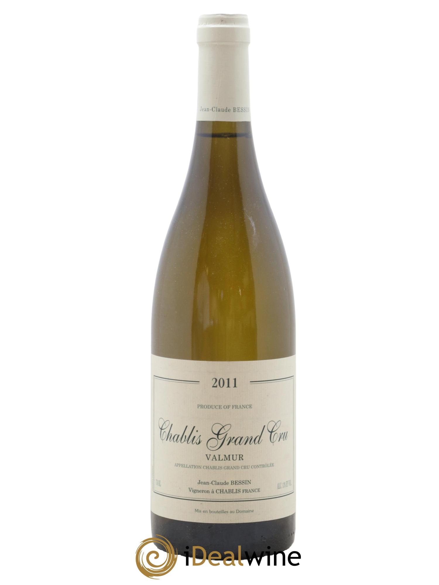 Chablis Grand Cru Valmur Jean-Claude & Romain Bessin 2011 - Lot de 1 bouteille - 0