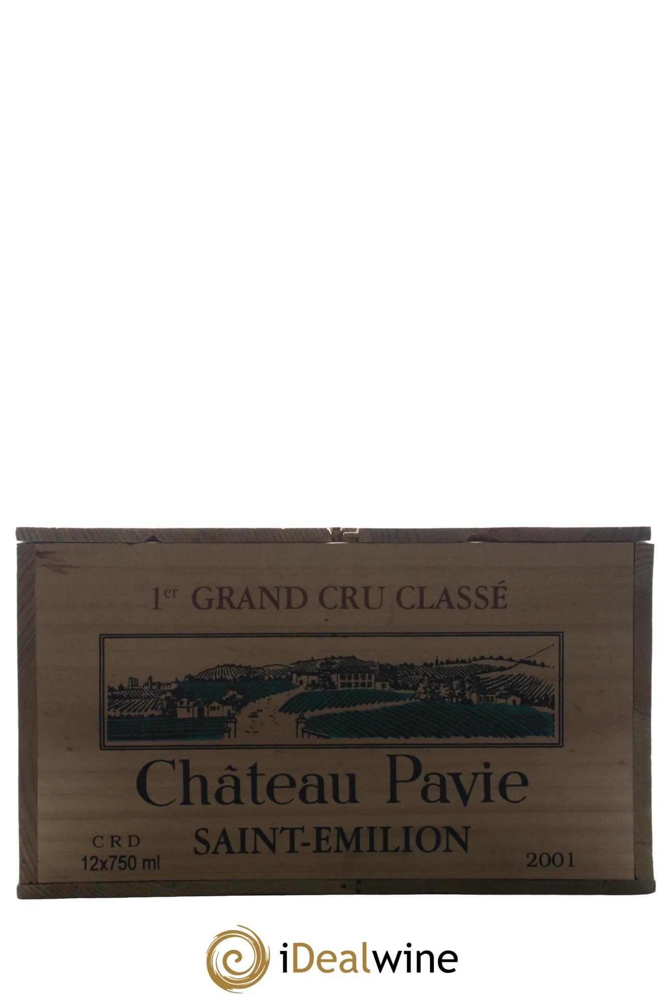 Château Pavie 1er Grand Cru Classé A 2001 - Posten von 12 Flaschen - 10