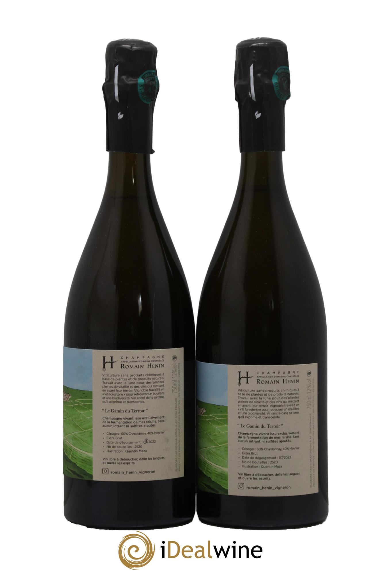Gamin du Terroir Romain Henin - Lotto di 2 bottiglie - 1