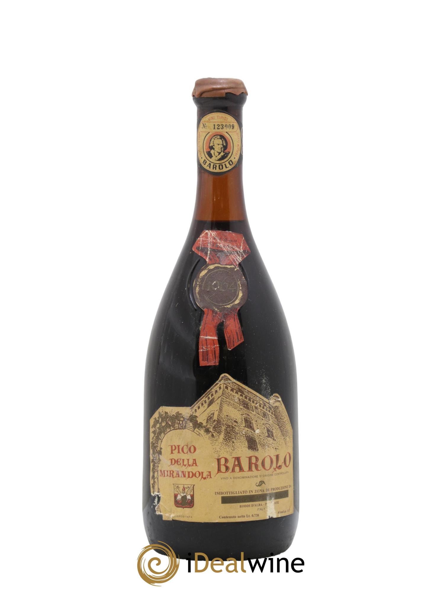 Barolo DOCG Pico De La Mirandola 1964 - Lot of 1 bottle - 0
