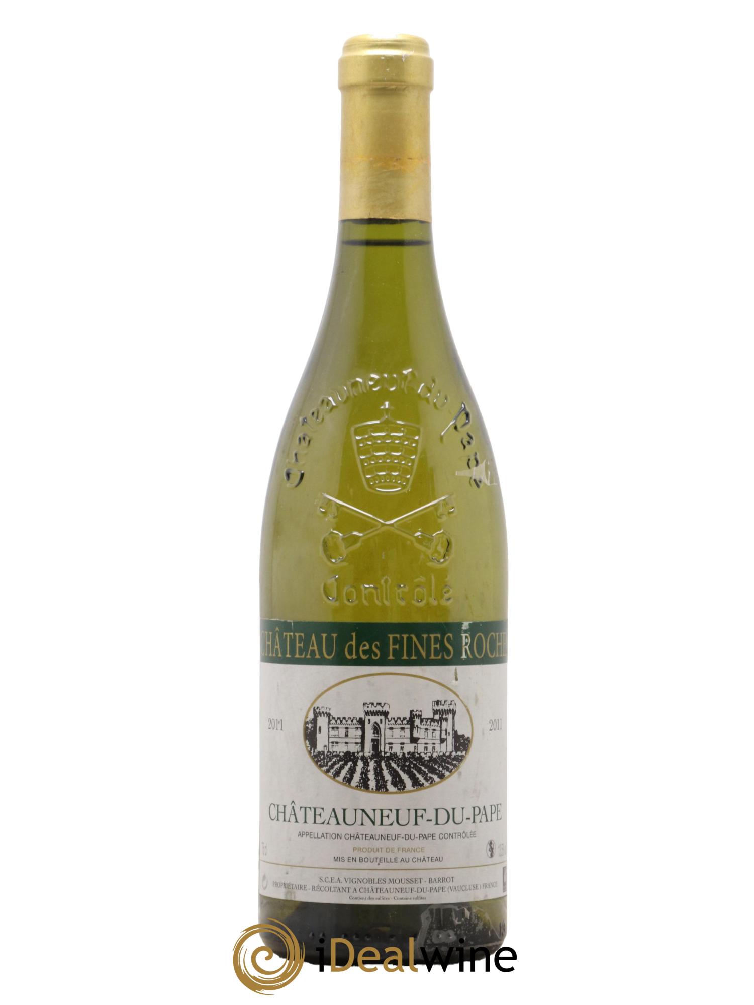 Châteauneuf-du-Pape Château des Fines Roches 2011 - Posten von 1 Flasche - 0
