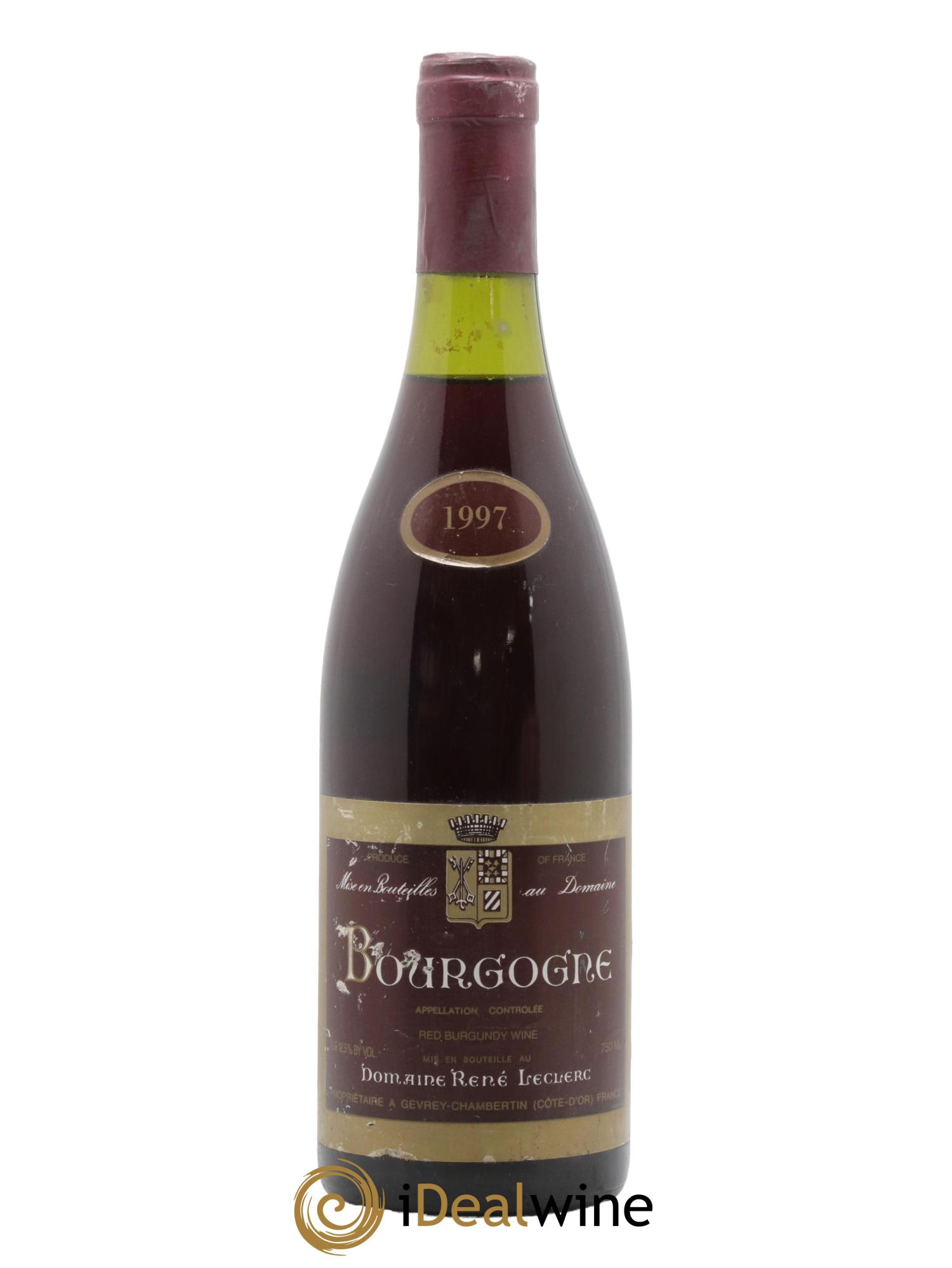 Bourgogne Domaine Rene Leclerc 1997 - Posten von 1 Flasche - 0