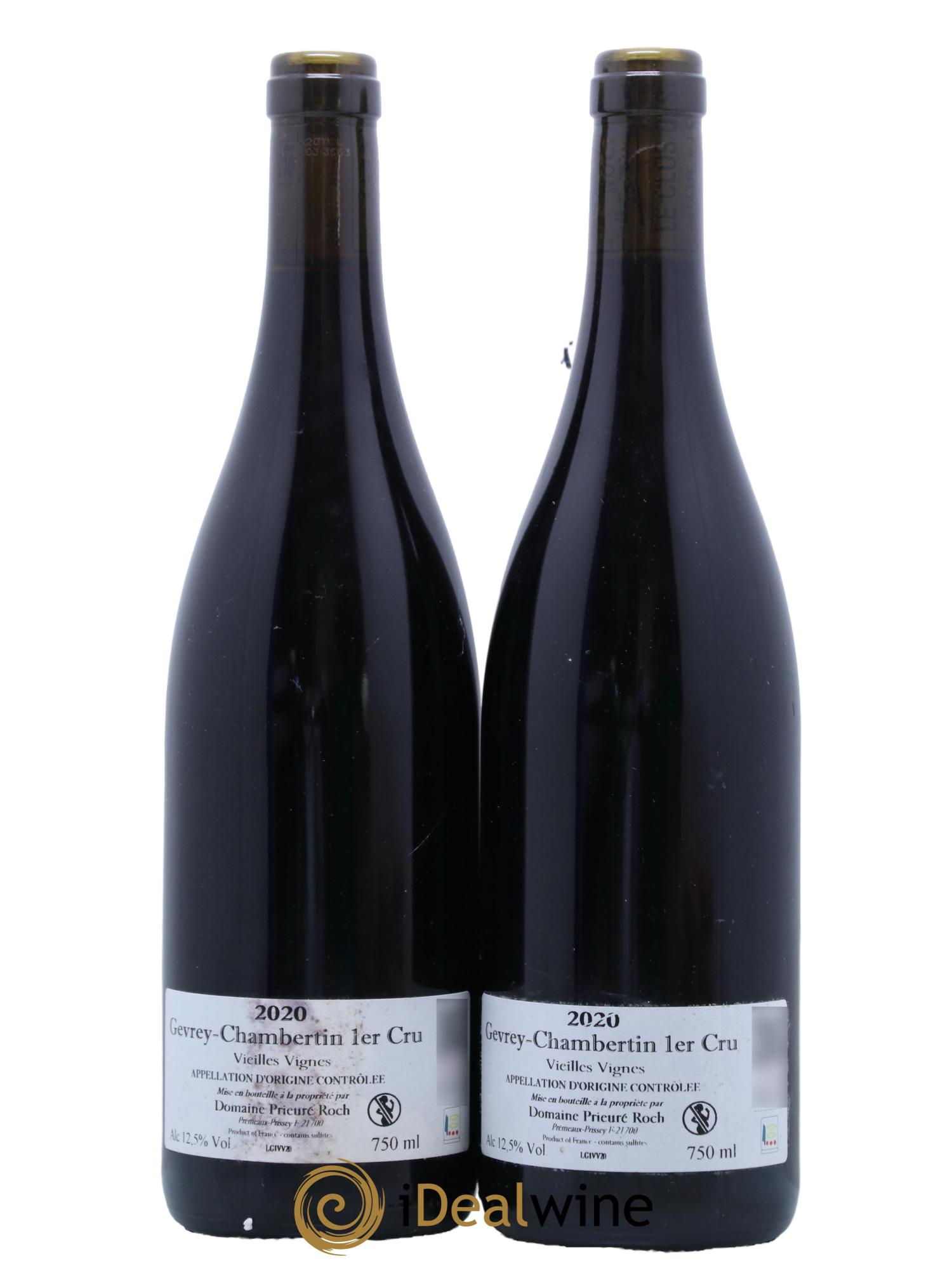 Gevrey-Chambertin 1er Cru Vieilles Vignes Prieuré Roch 2020 - Lot de 2 bouteilles - 1