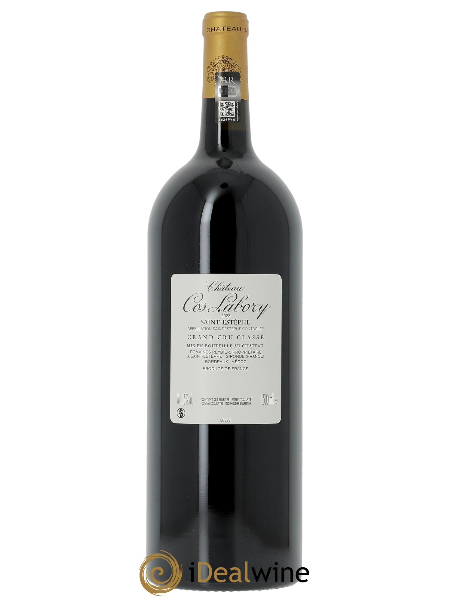 Château Cos Labory 5ème Grand Cru Classé (Original-holzkiste ab 3 Mag.) 2023 - Posten von 1 Magnum - 1