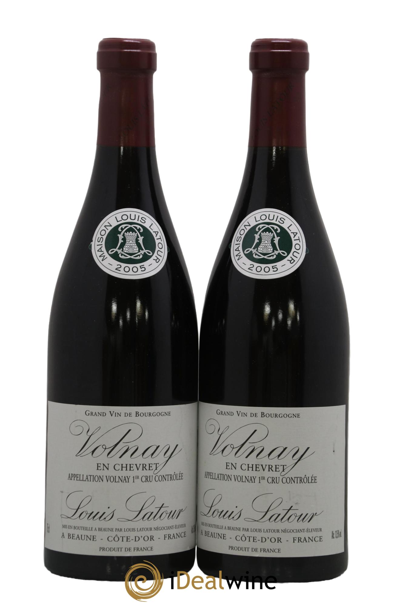 Volnay 1er Cru En Chevret Louis Latour 2005 - Lot de 2 bouteilles - 0