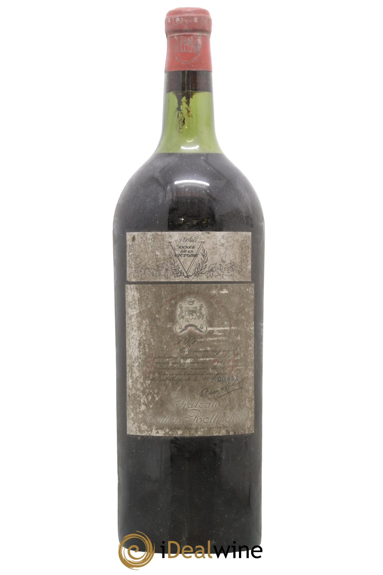 Château Mouton Rothschild 1er Grand Cru Classé 1945 - Lotto di 1 magnum - 0