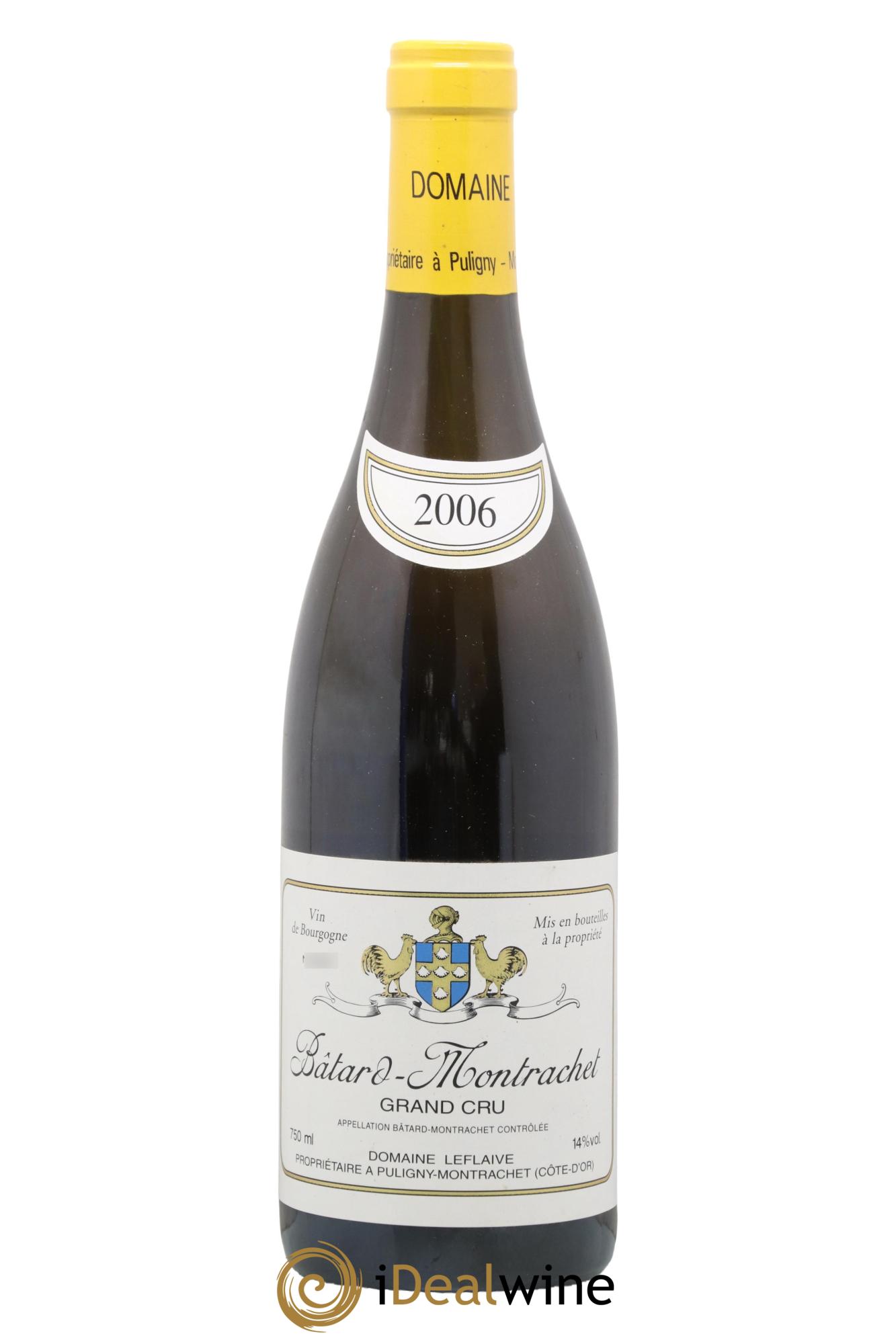 Bâtard-Montrachet Grand Cru Leflaive (Domaine) 2006 - Lot de 1 bouteille - 0