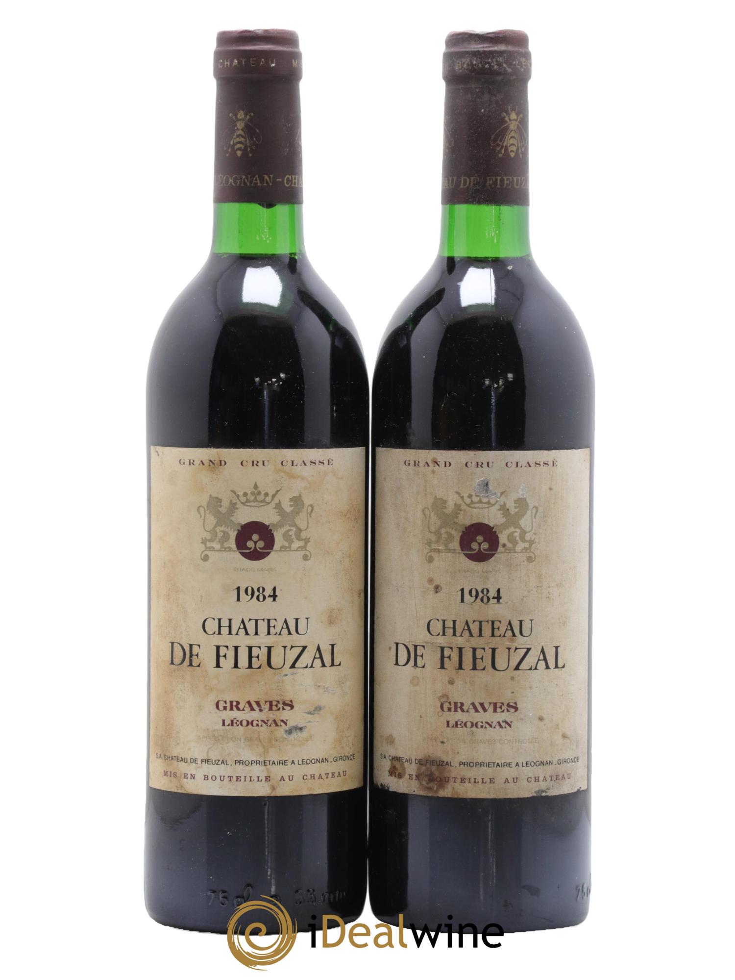 Château de Fieuzal Cru Classé de Graves 1984 - Lot de 2 bouteilles - 0