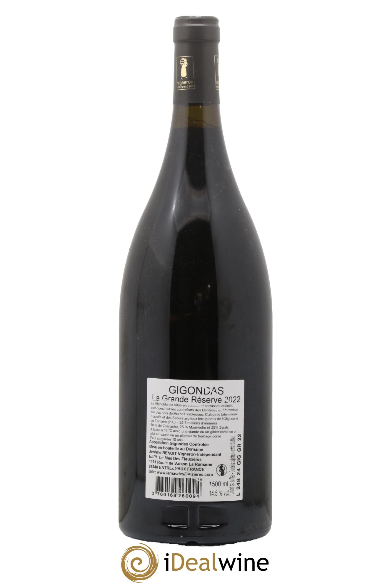 Gigondas Mas Des Fauzières 2022 - Lot de 1 bouteille - 1