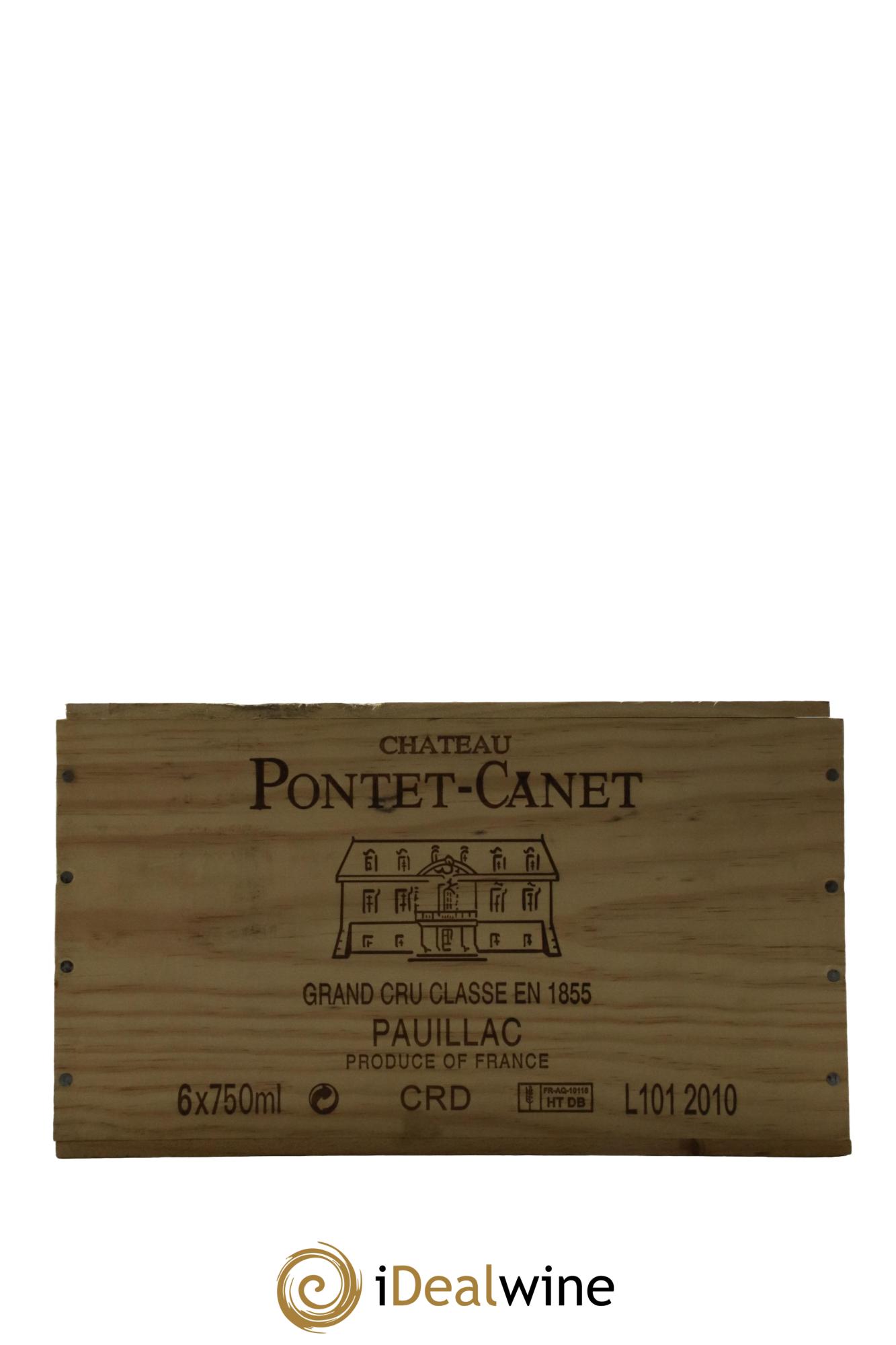 Château Pontet Canet 5ème Grand Cru Classé 2010 - Lot of 6 bottles - 5