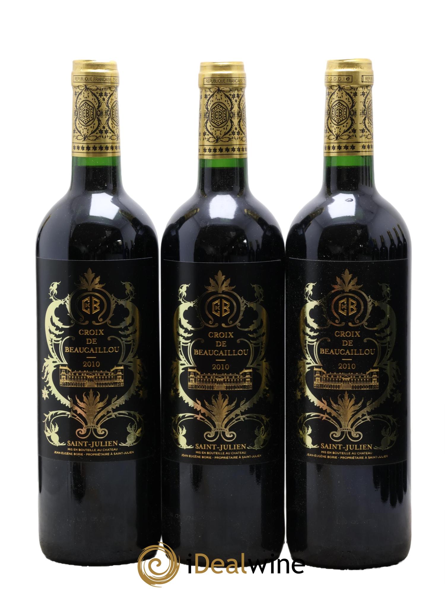 La Croix de Beaucaillou Second Vin 2010 - Lot of 12 bottles - 2