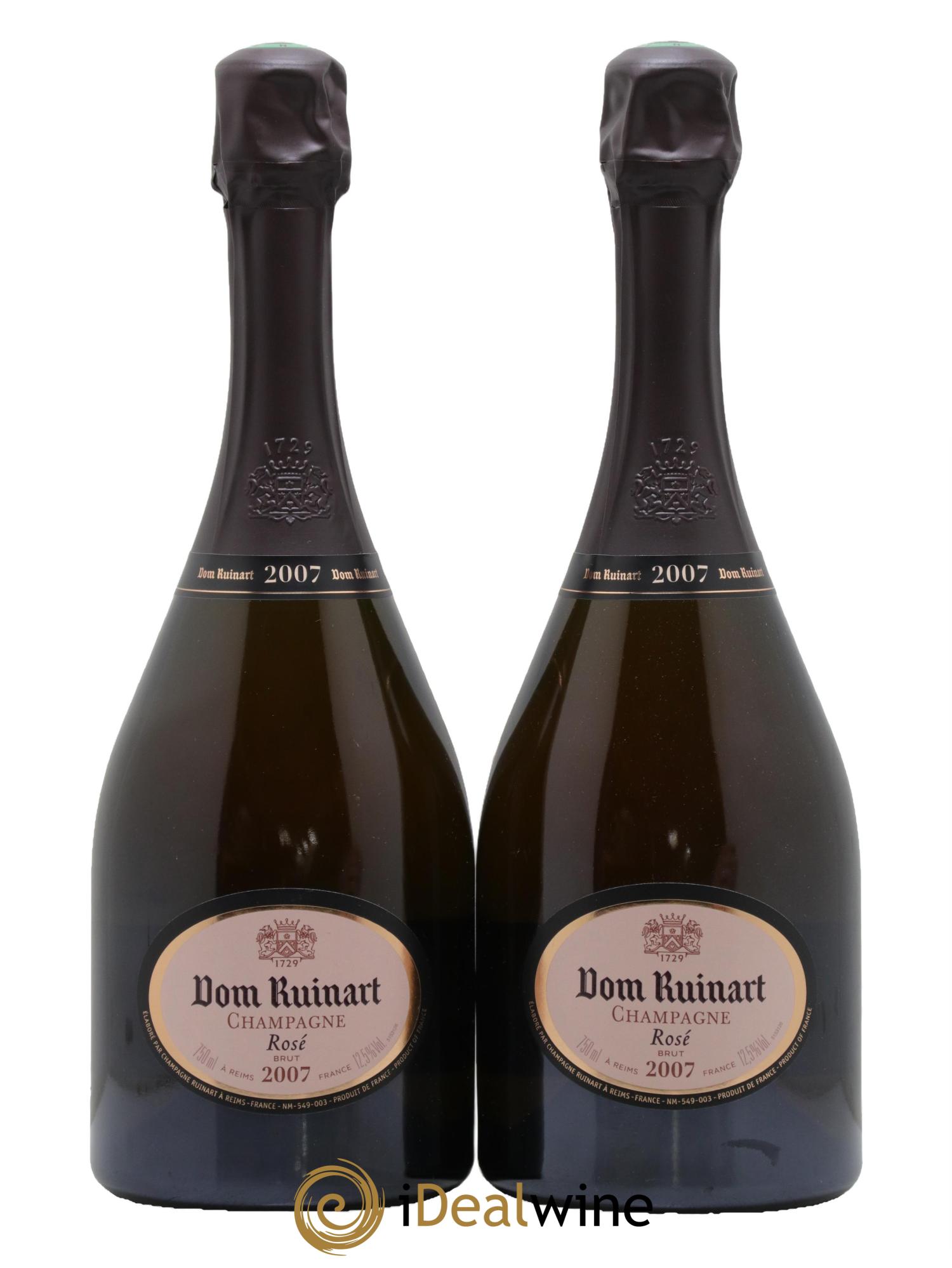 Dom Ruinart Brut Ruinart 2007 - Lot de 2 bouteilles - 0