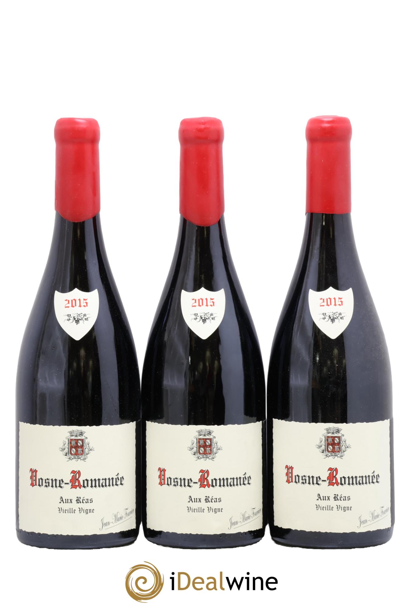 Vosne-Romanée Aux Réas Vieille Vigne Fourrier (Domaine) 2015 - Lot de 3 bouteilles - 0