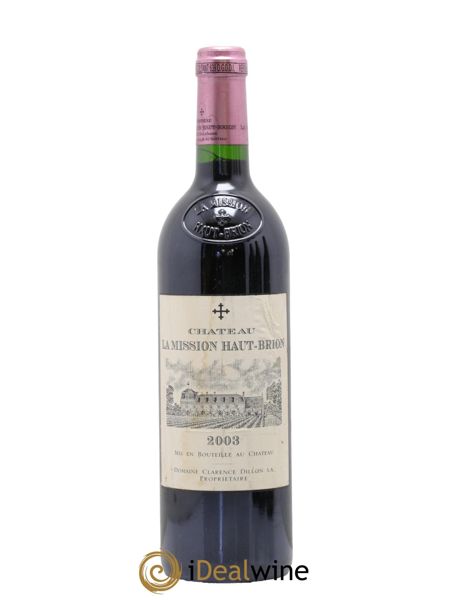 Château la Mission Haut-Brion Cru Classé de Graves 2003 - Posten von 1 Flasche - 0