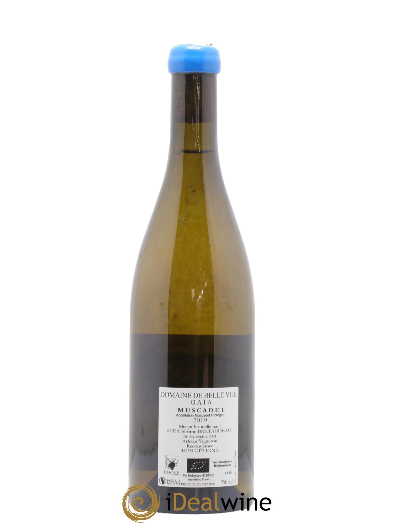 Muscadet-Sèvre-et-Maine Gaia Jérôme Bretaudeau - Domaine de Bellevue 2019 - Lot de 1 bouteille - 1