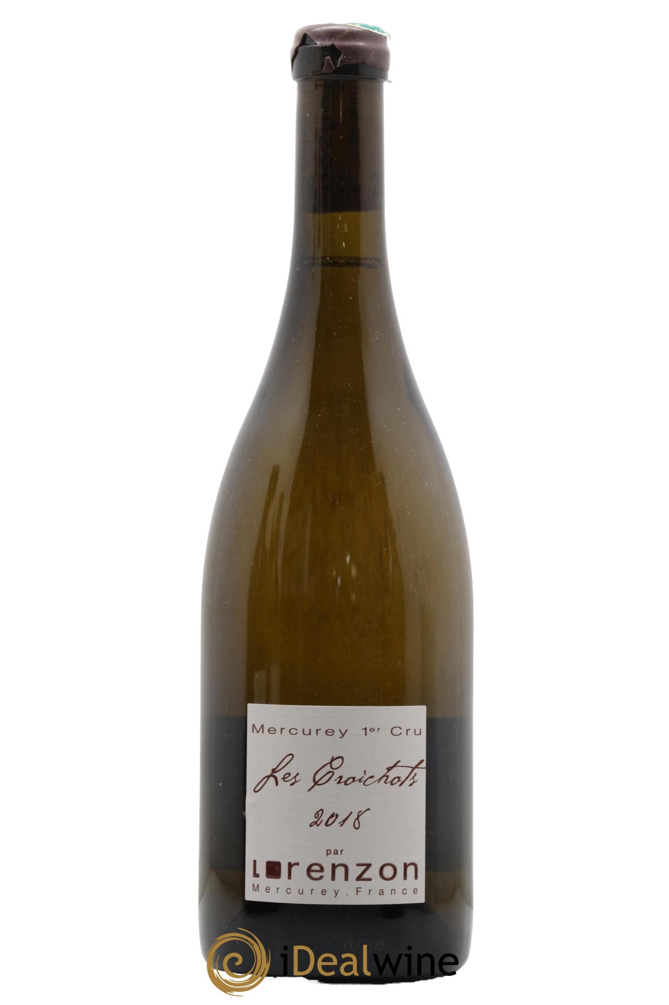 Mercurey 1er Cru Les Croichots Domaine Lorenzon 2018 - Lot de 1 bouteille - 0